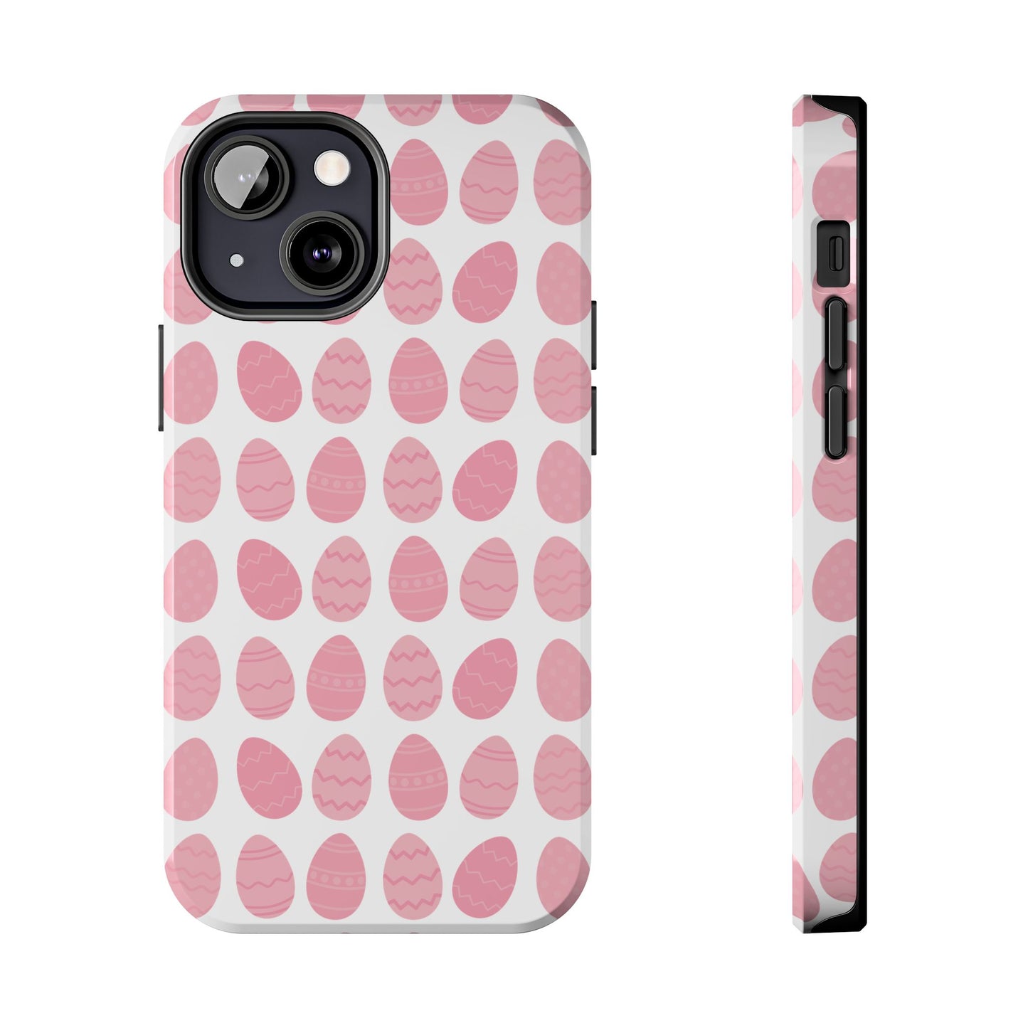 Pink Easter Egg Tough Phone Cases - Durable Protection for Spring Celebrations iPhone Samsung Galaxy - MahaCase