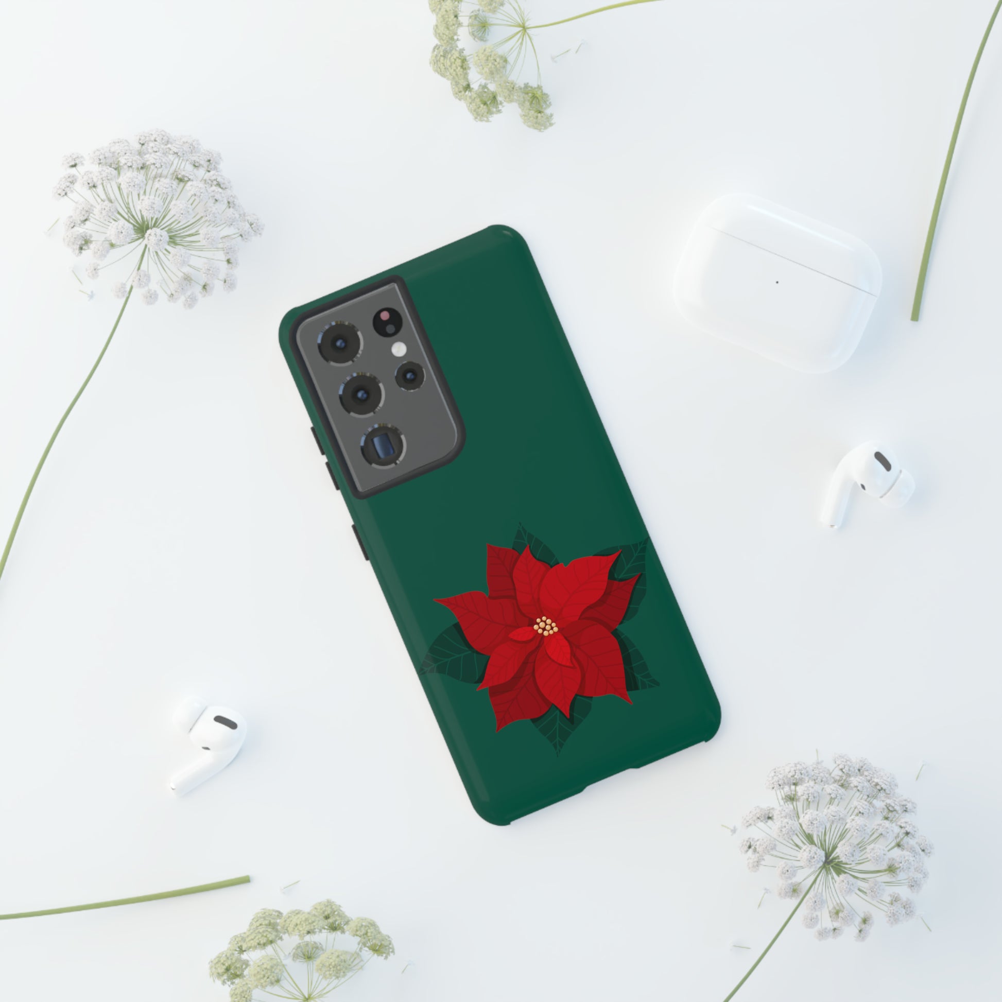 Poinsettia Charm #10-Tough Cases - MahaCase