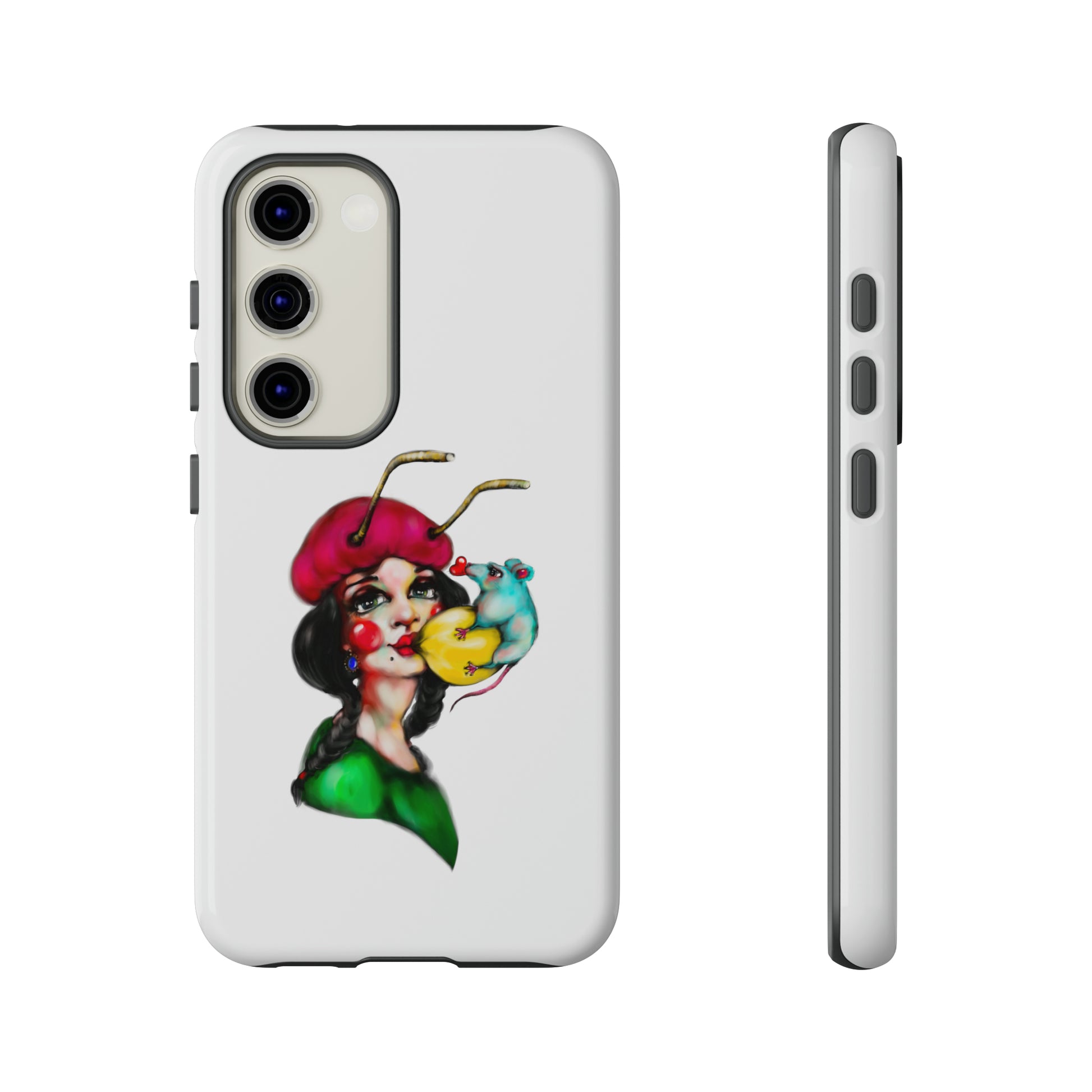 Design #211 White BKG-Tough Cases - MahaCase