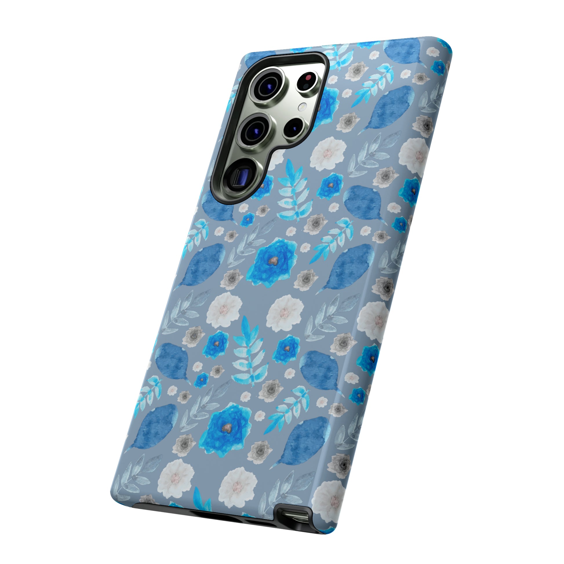 Blue Blooms-Tough Cases - MahaCase
