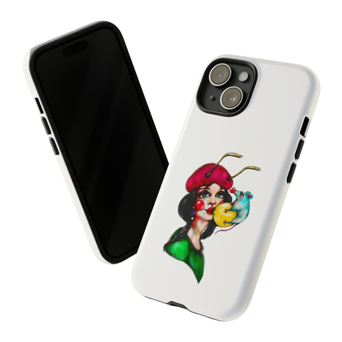 Design #211 White BKG-Tough Cases - MahaCase