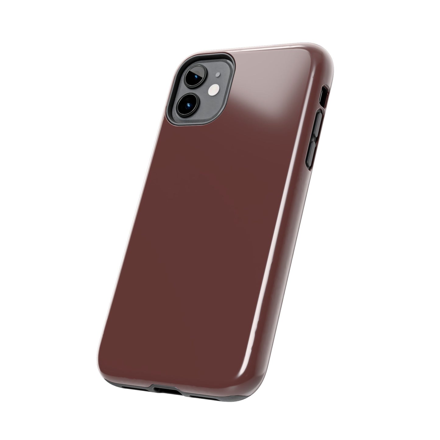 Phone Case - Garnet Color Fall 2025 Trending Color, Sturdy Phone Cases, Durable Cell Phone Covers, Trendy Gadget Protection, Unique Phone Accessories- iPhone, Samsung