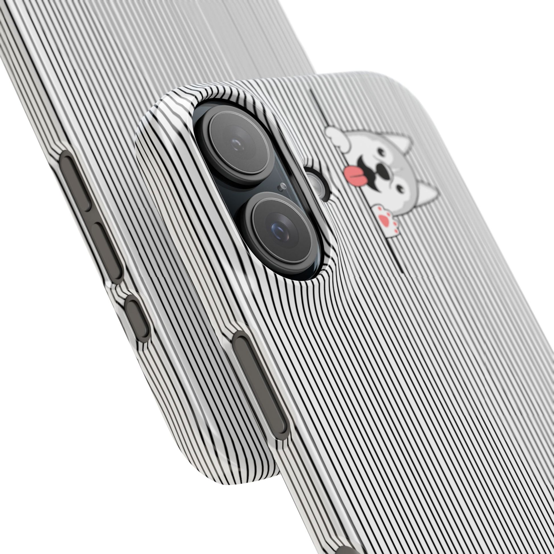 Cute Husky-Slim iPhone Cases - MahaCase