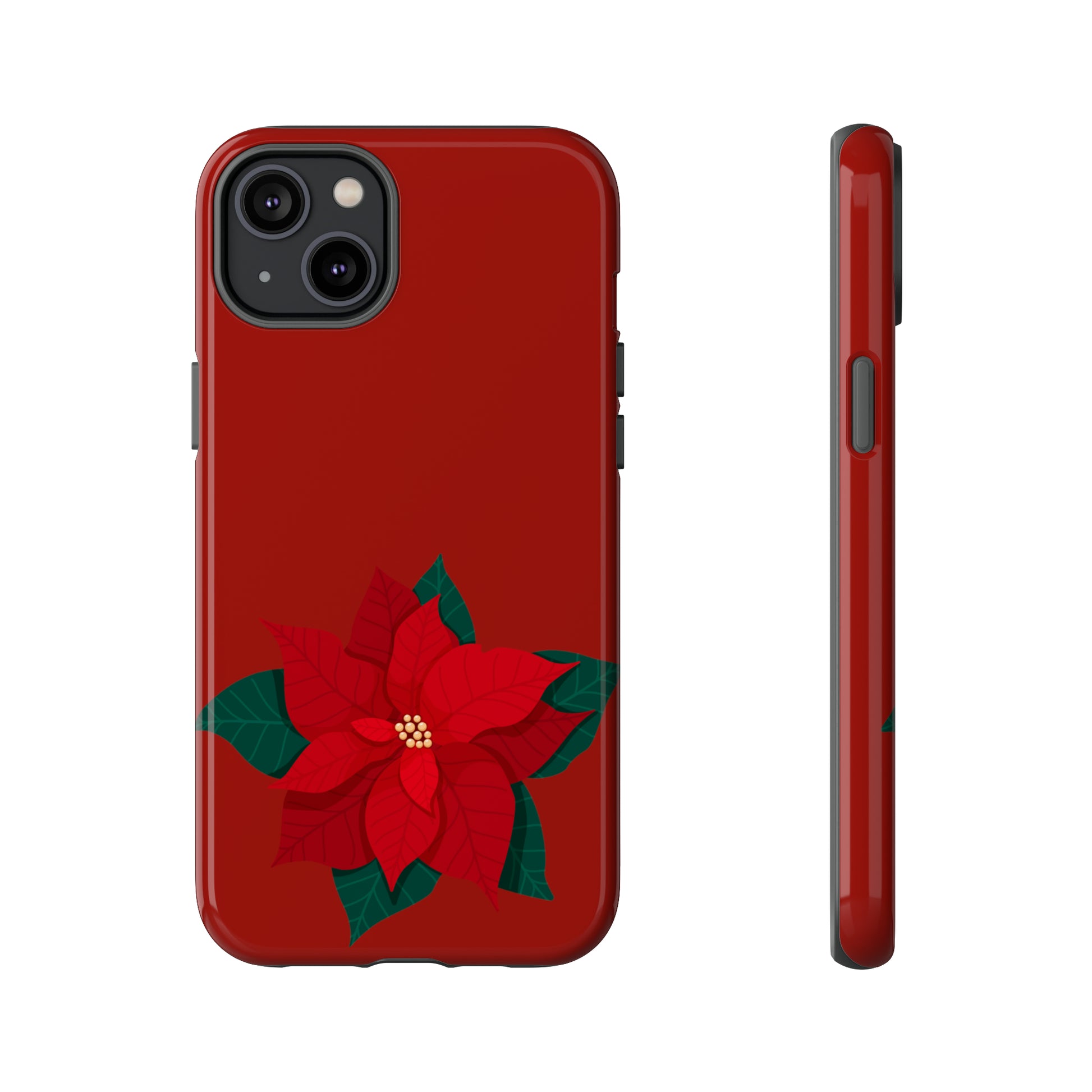 Poinsettia Charm #12-Tough Cases - MahaCase