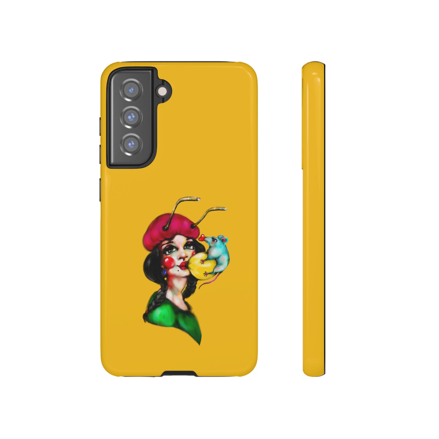 Design #211 Yellow BKG-Tough Cases
