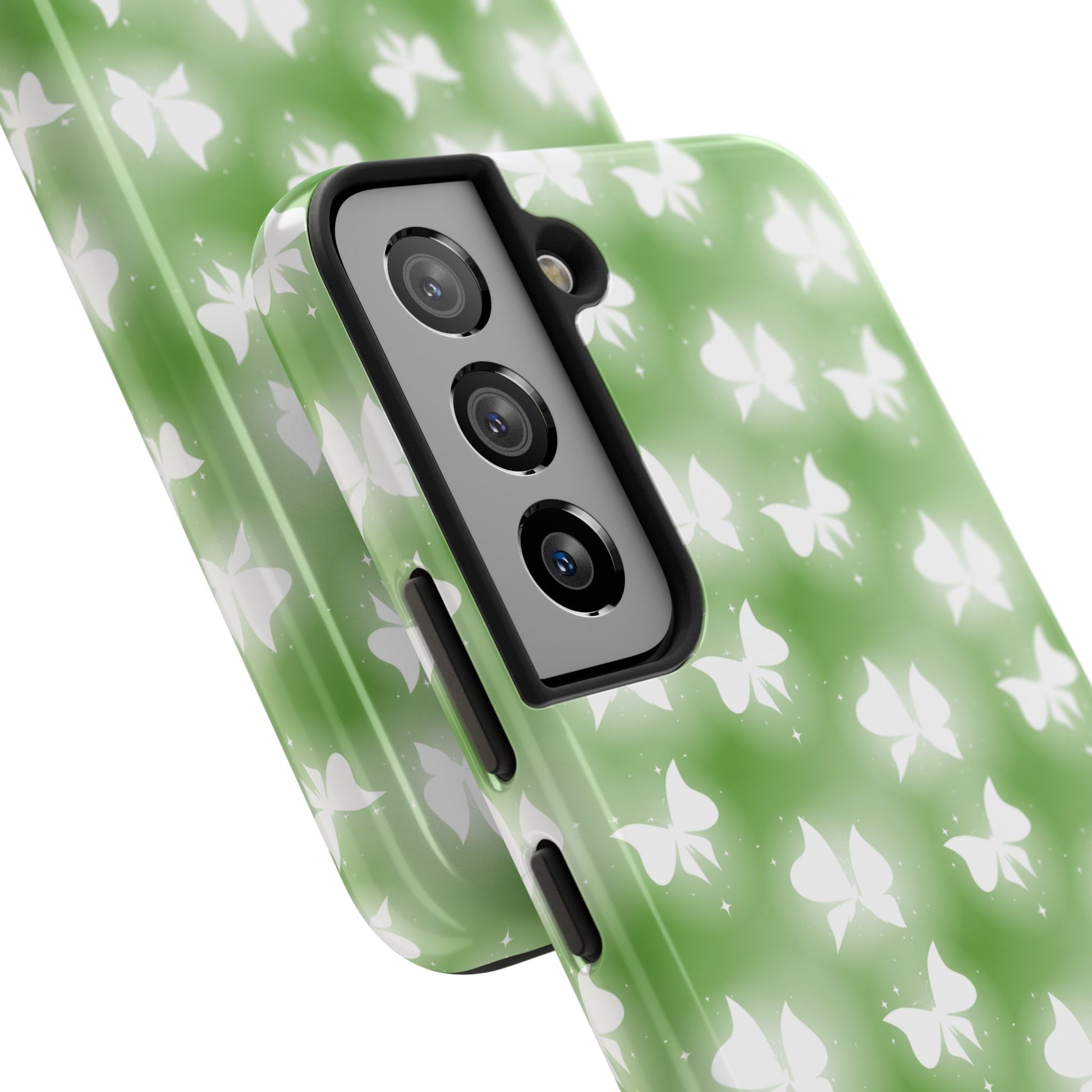 Nature-Inspired Tough Phone Case with Butterfly Design iPhone Samsung Galaxy - MahaCase