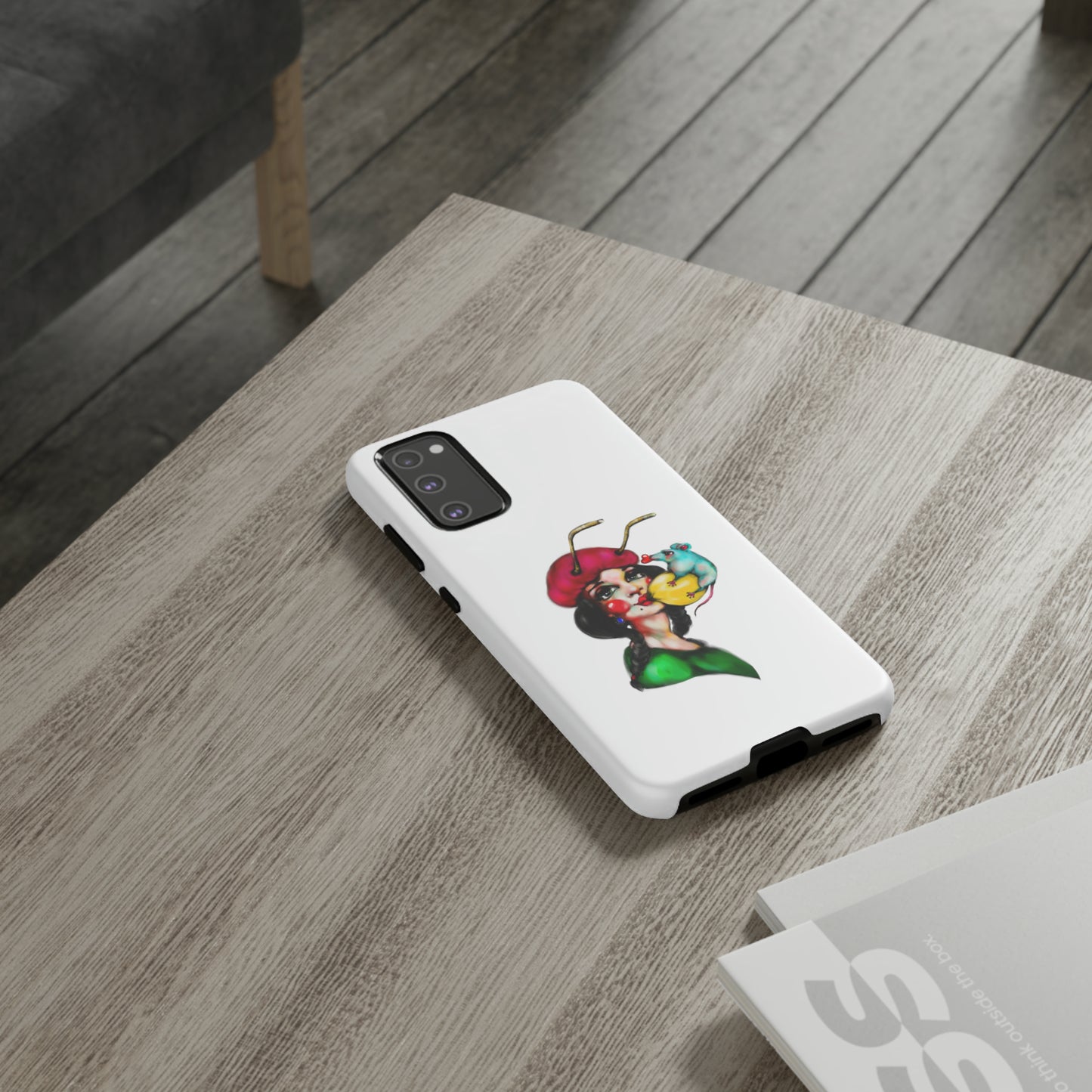 Design #211 White BKG-Tough Cases - MahaCase