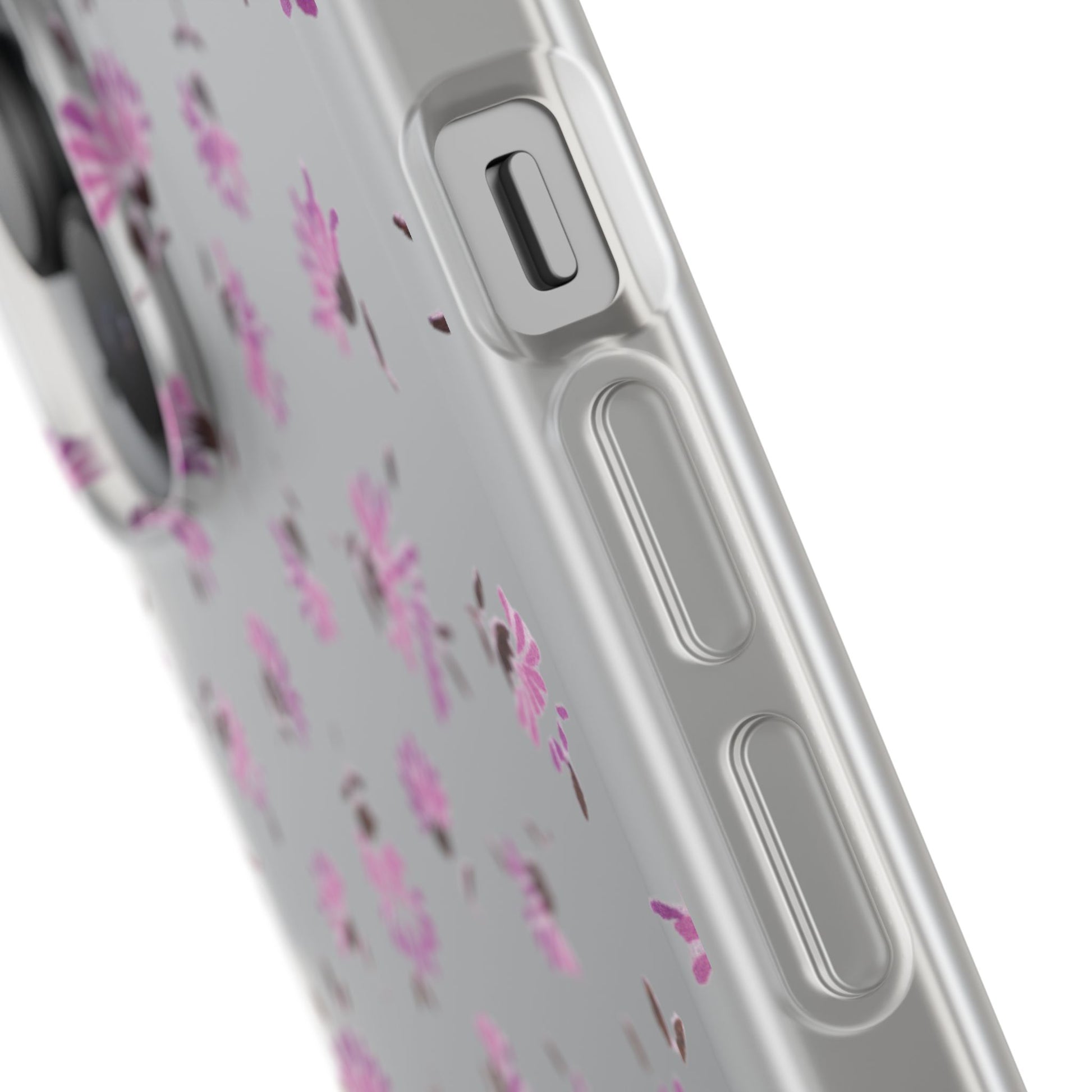 Floral Flexible Phone Case - Flower Pattern, Cute Gift for Her, Stylish Accessory, Spring Vibe, Lightweight Protective Cover- iPhone, Samsung, Gift Packaging - MahaCase