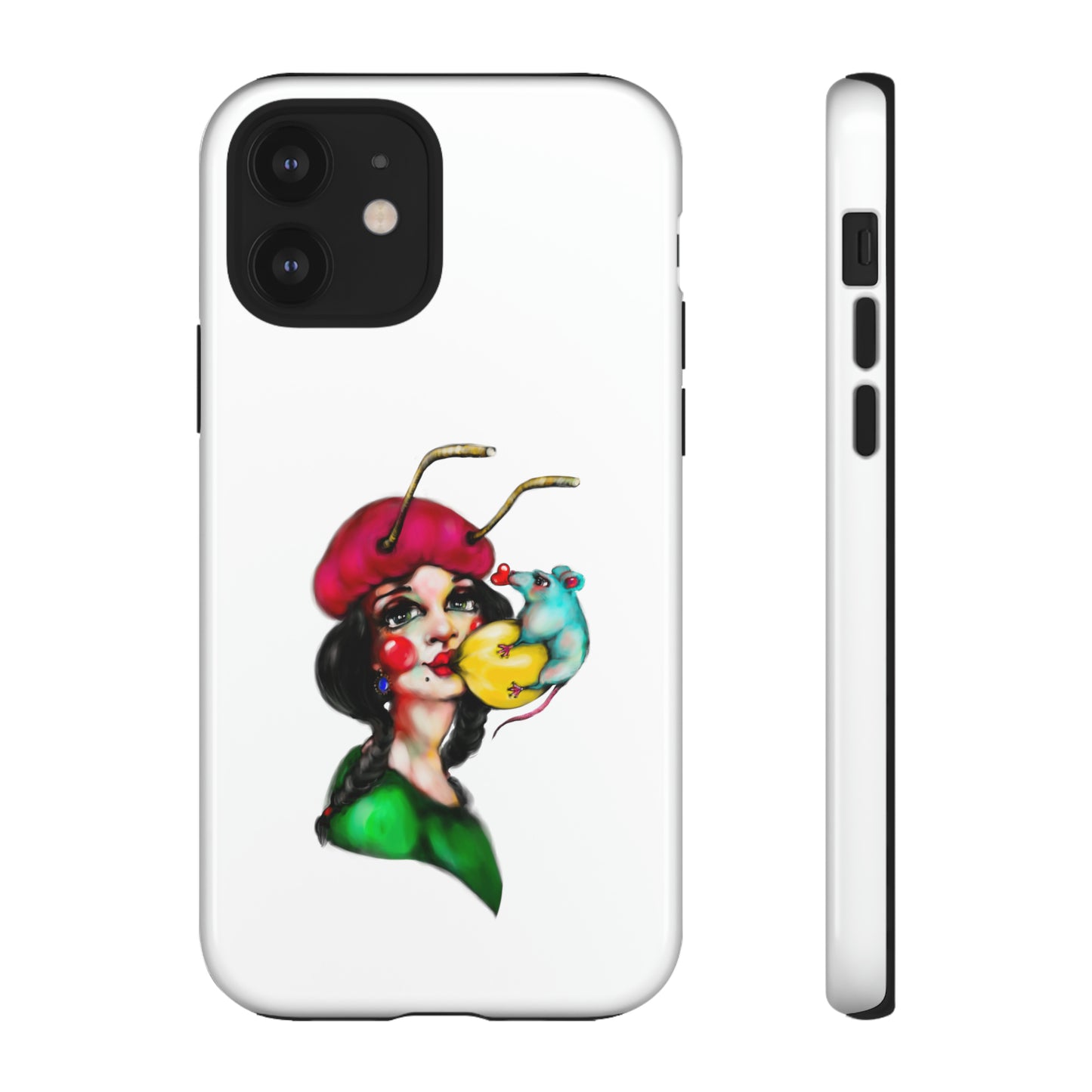 Design #211 White BKG-Tough Cases - MahaCase