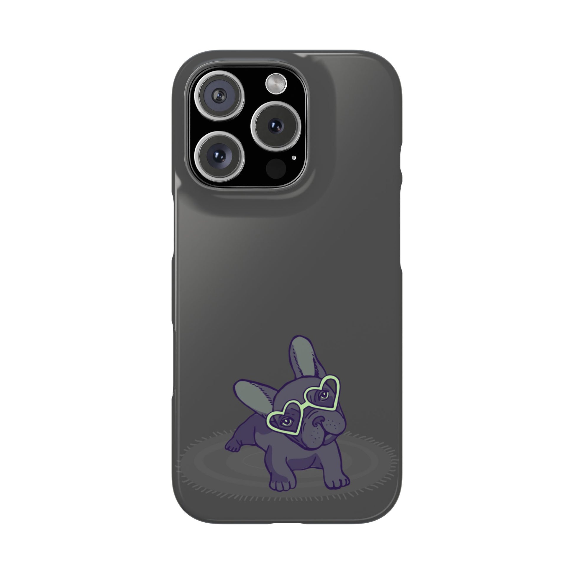 Bulldog Puppy Slim iPhone Cases - MahaCase