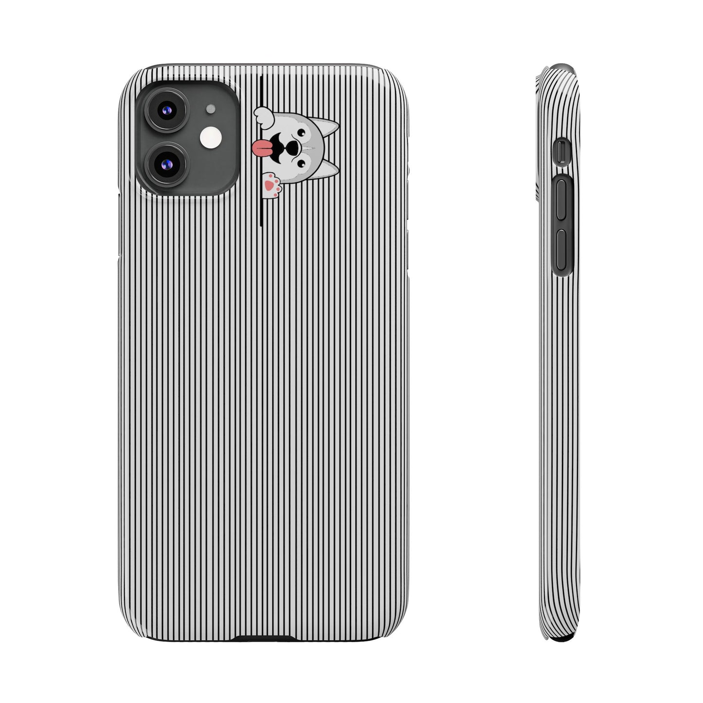 Cute Husky-Slim iPhone Cases - MahaCase
