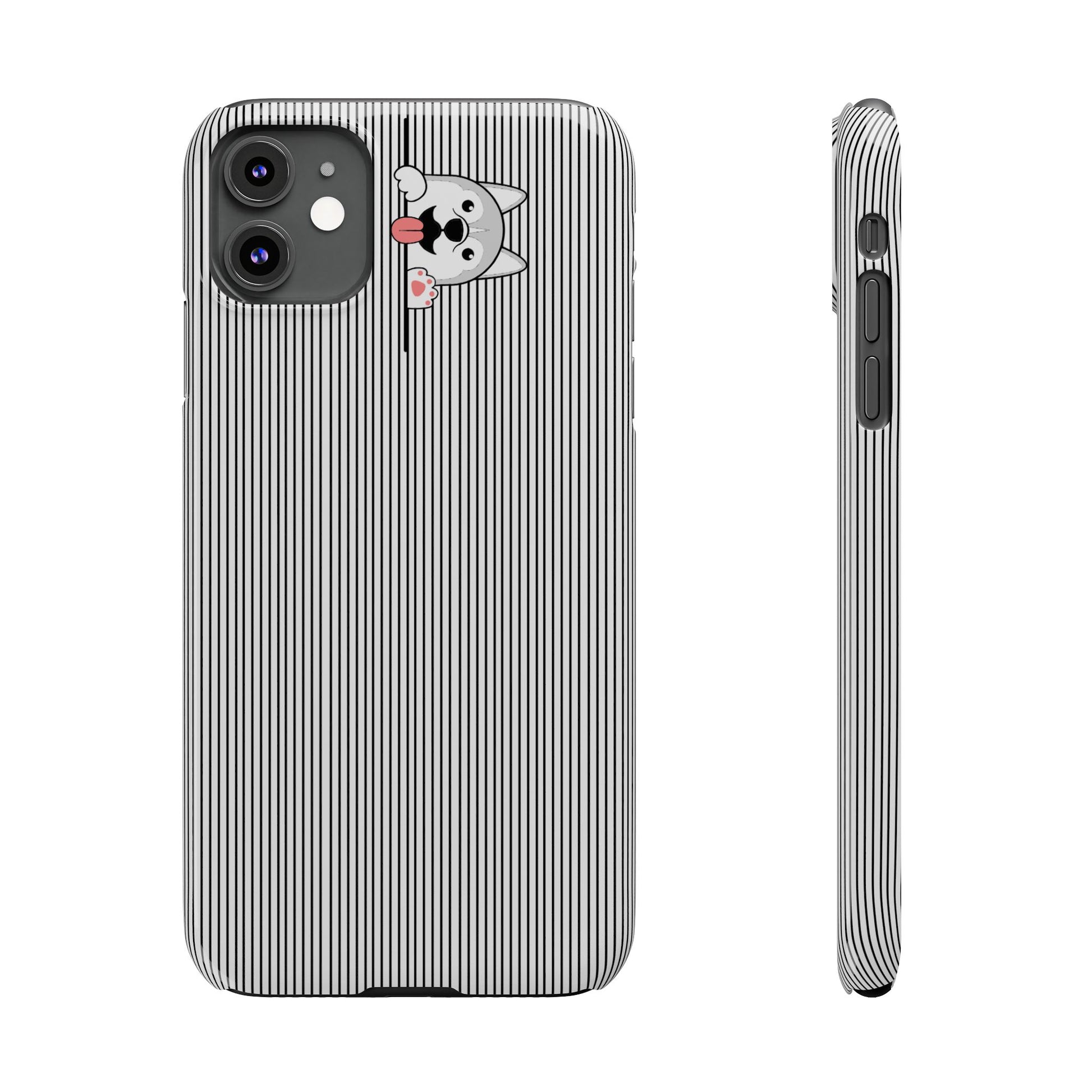 Cute Husky-Slim iPhone Cases - MahaCase