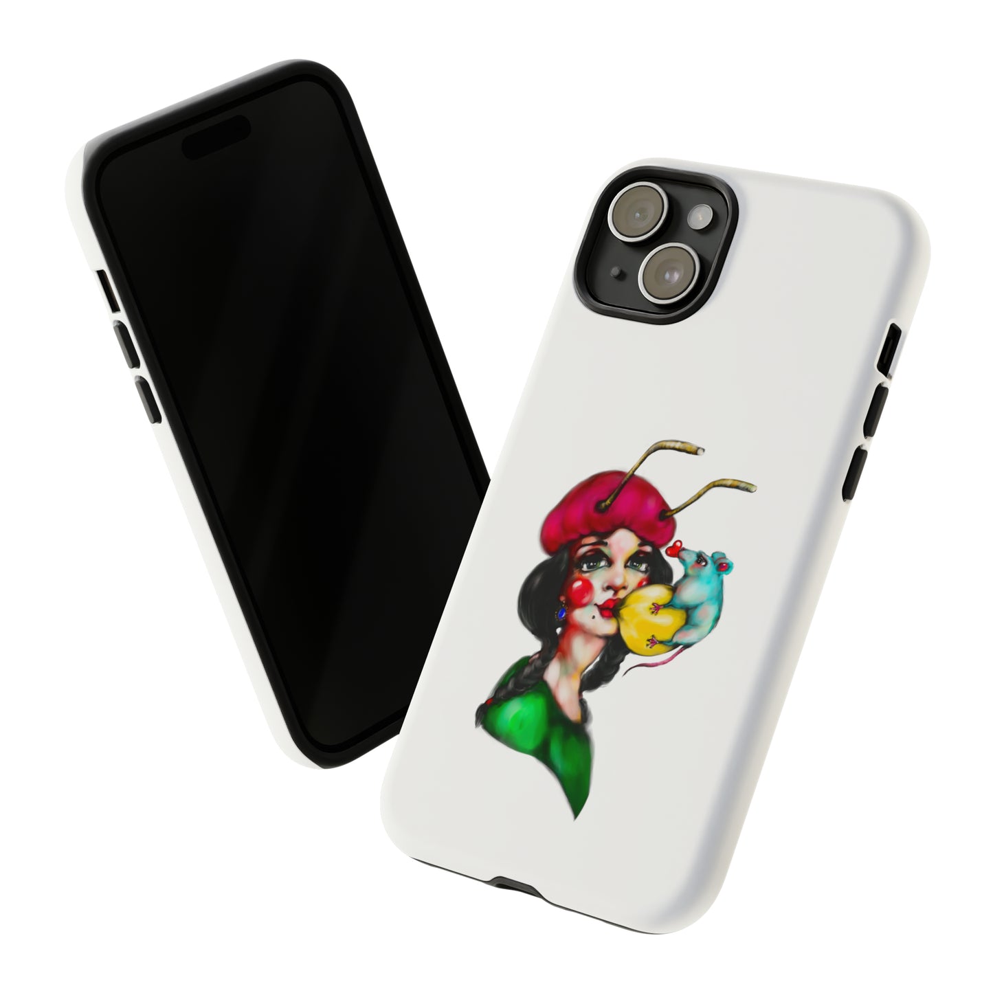 Design #211 White BKG-Tough Cases - MahaCase
