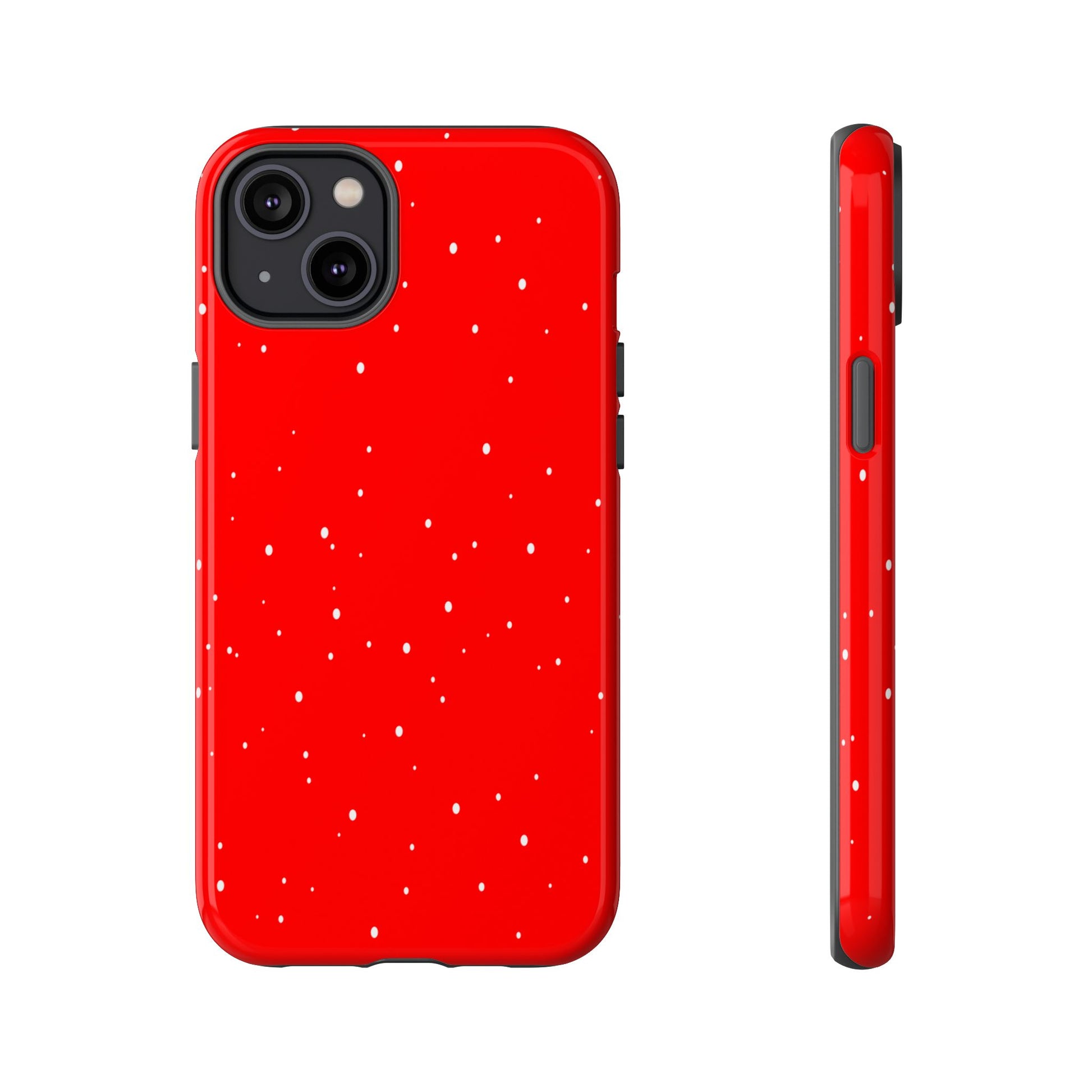 Snowy Red - Tough Cases iPhone Samsung Google Pixel - MahaCase