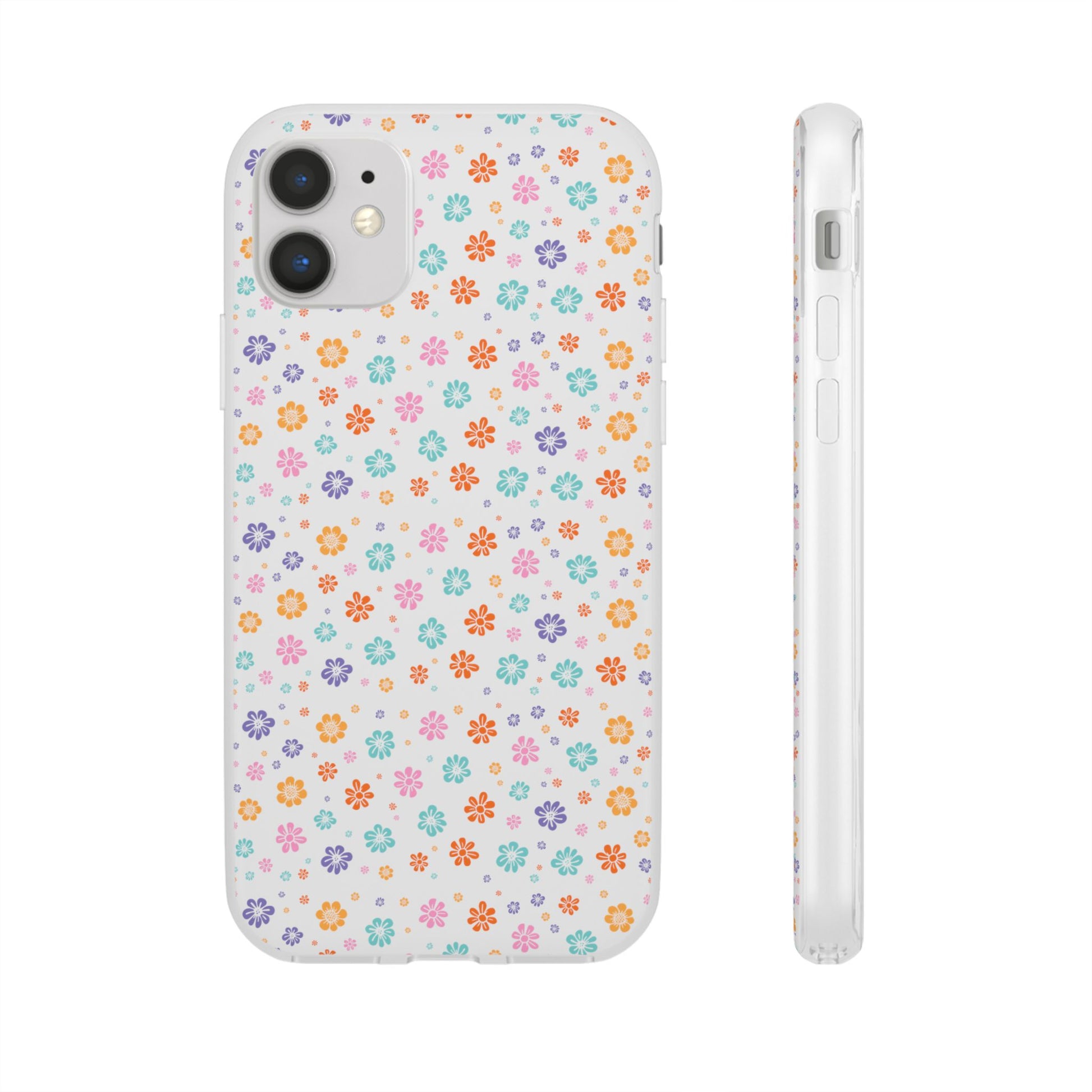 Colorful Spring Floral Flexi Case - Stylish Phone Protection - iPhone Samsung with Gift Packaging - MahaCase