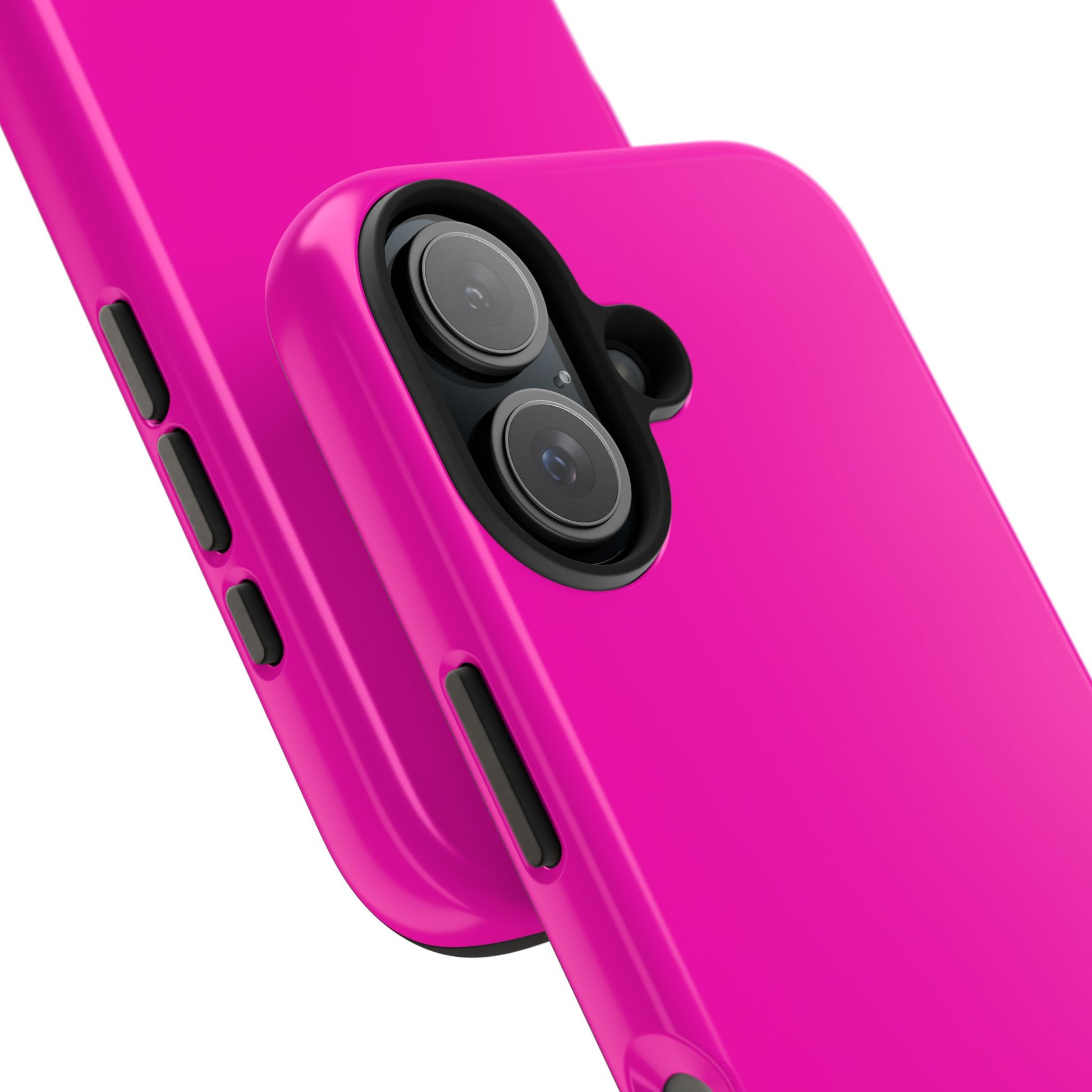 Simple Hot Pink-Tough Phone Cases - MahaCase