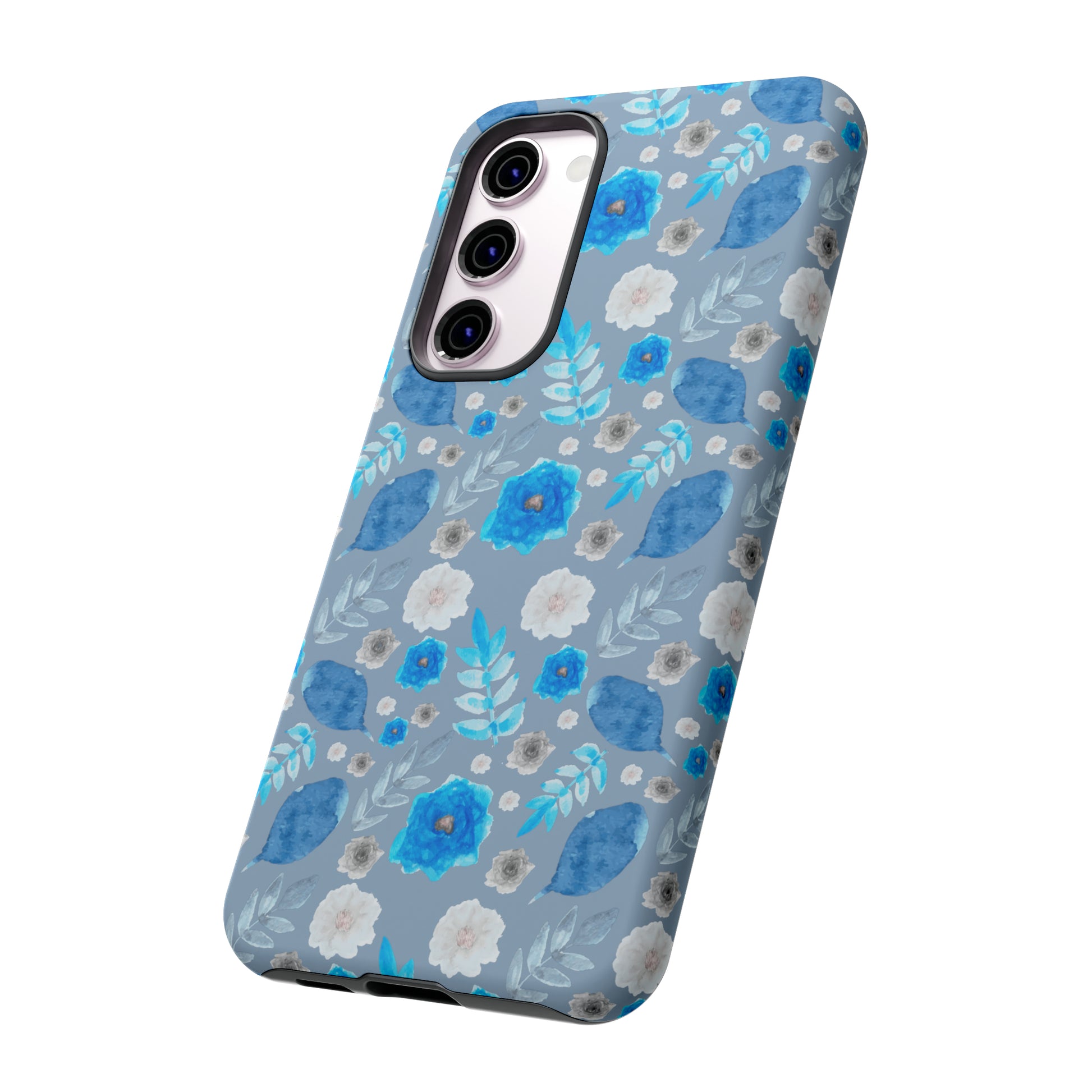 Blue Blooms-Tough Cases - MahaCase