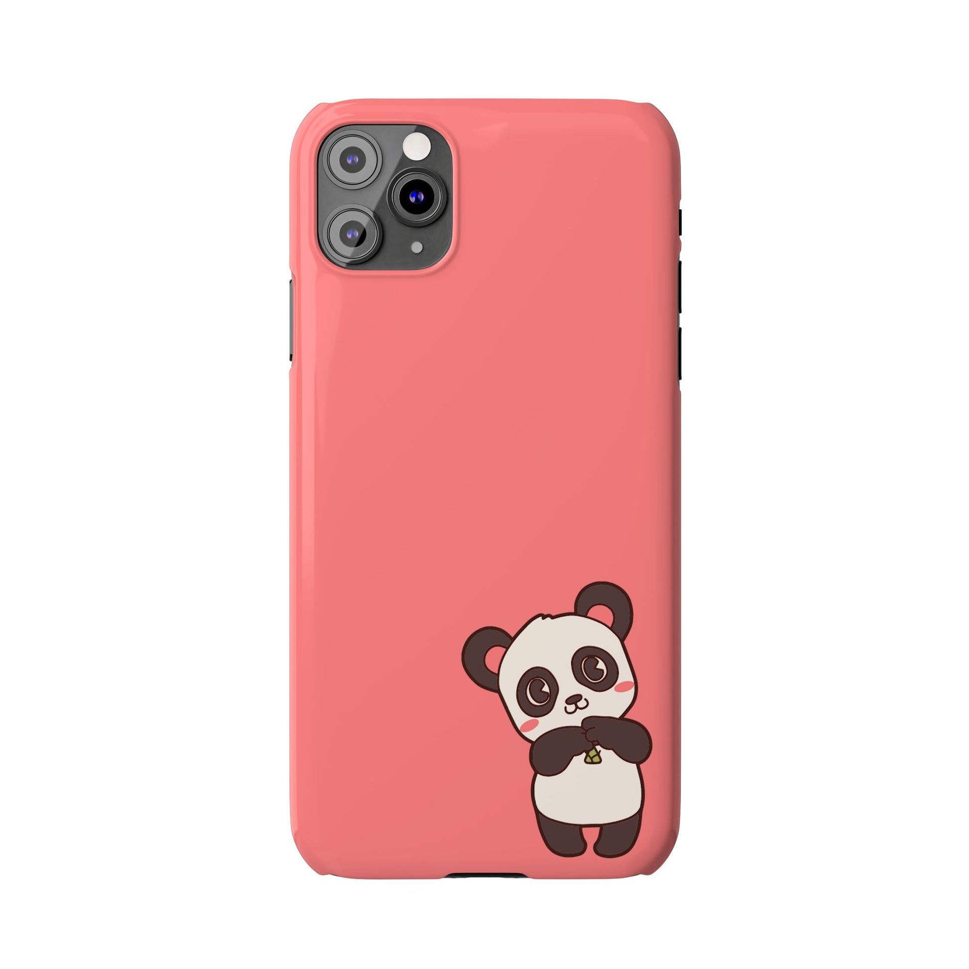 Cute Panda #36-Slim iPhone Cases - MahaCase