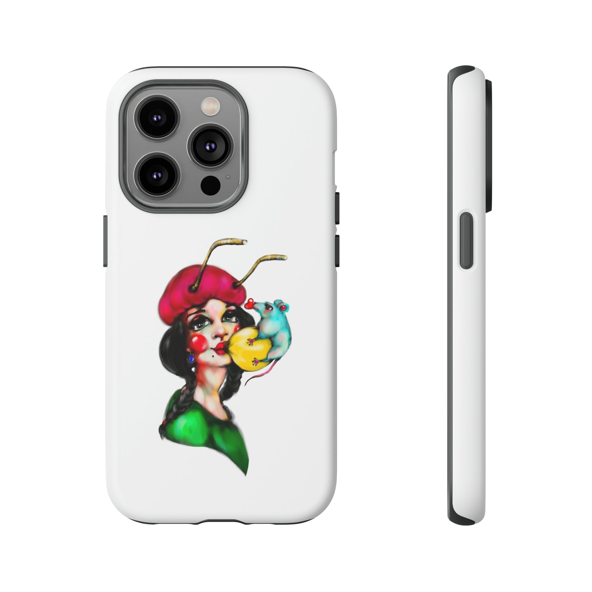 Design #211 White BKG-Tough Cases - MahaCase
