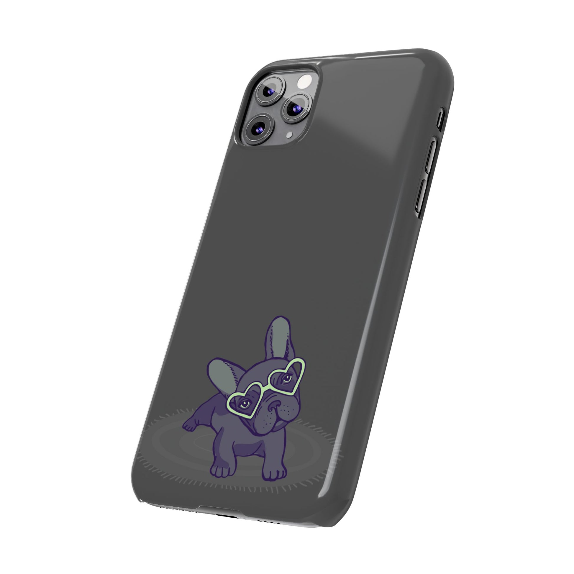 Bulldog Puppy Slim iPhone Cases - MahaCase
