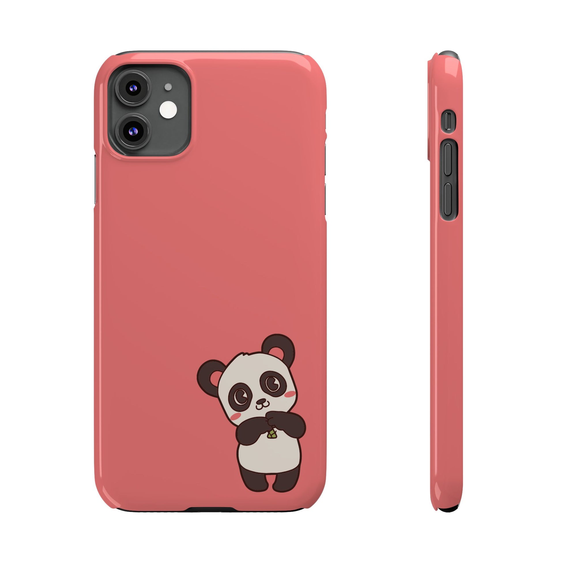 Cute Panda #36-Slim iPhone Cases - MahaCase