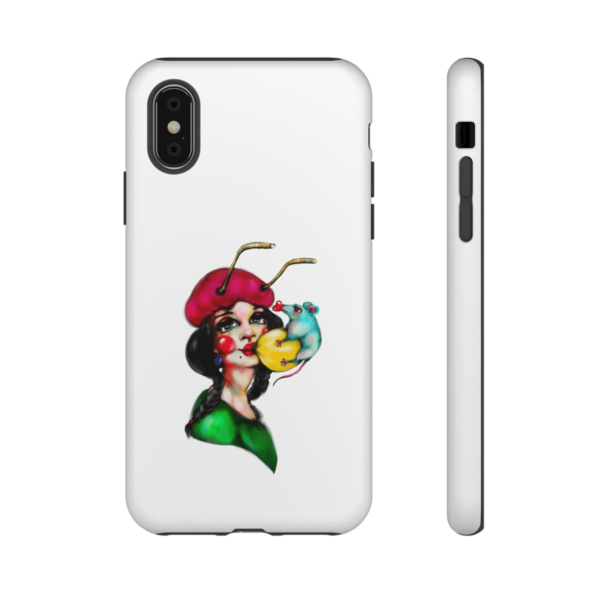 Design #211 White BKG-Tough Cases - MahaCase