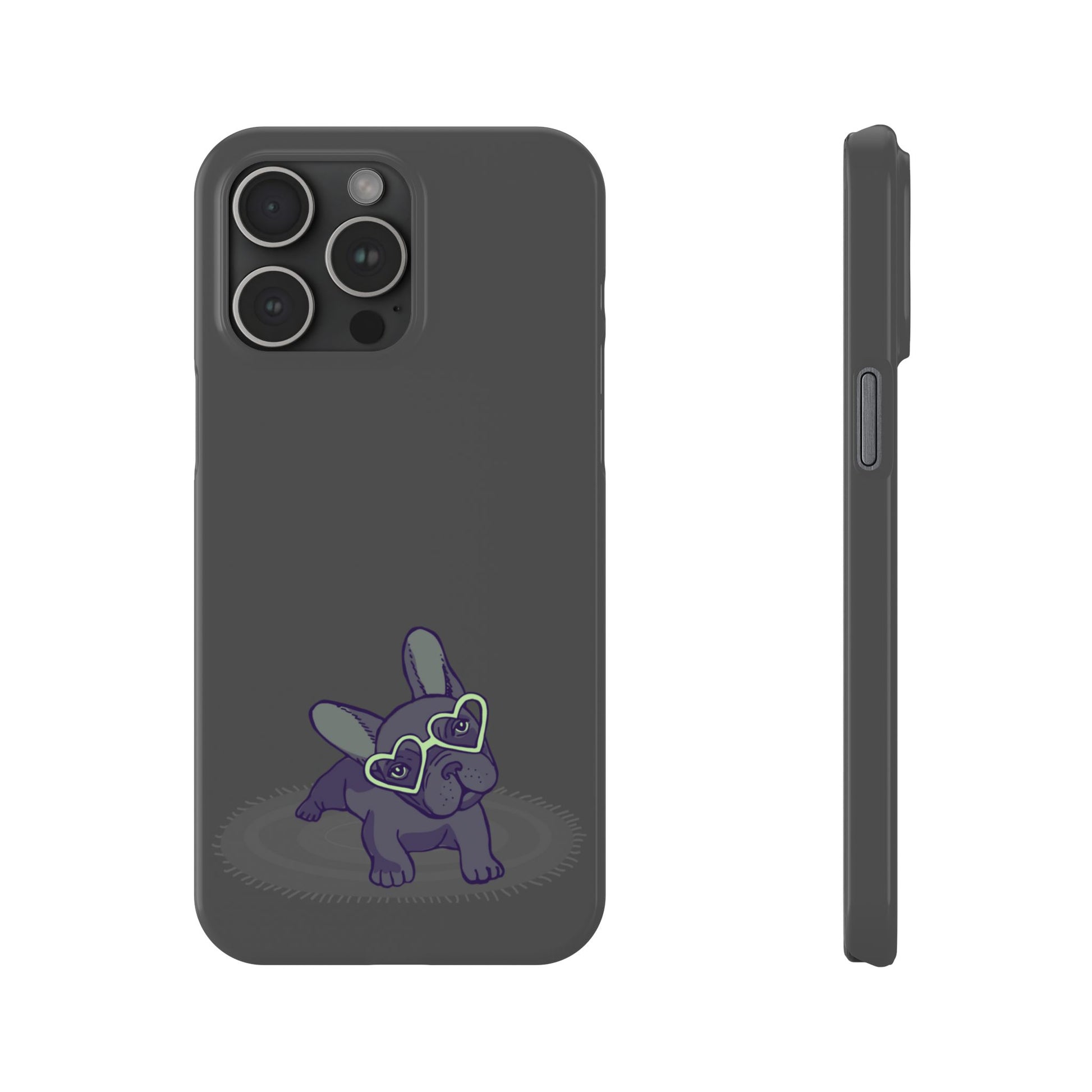 Bulldog Puppy Slim iPhone Cases - MahaCase
