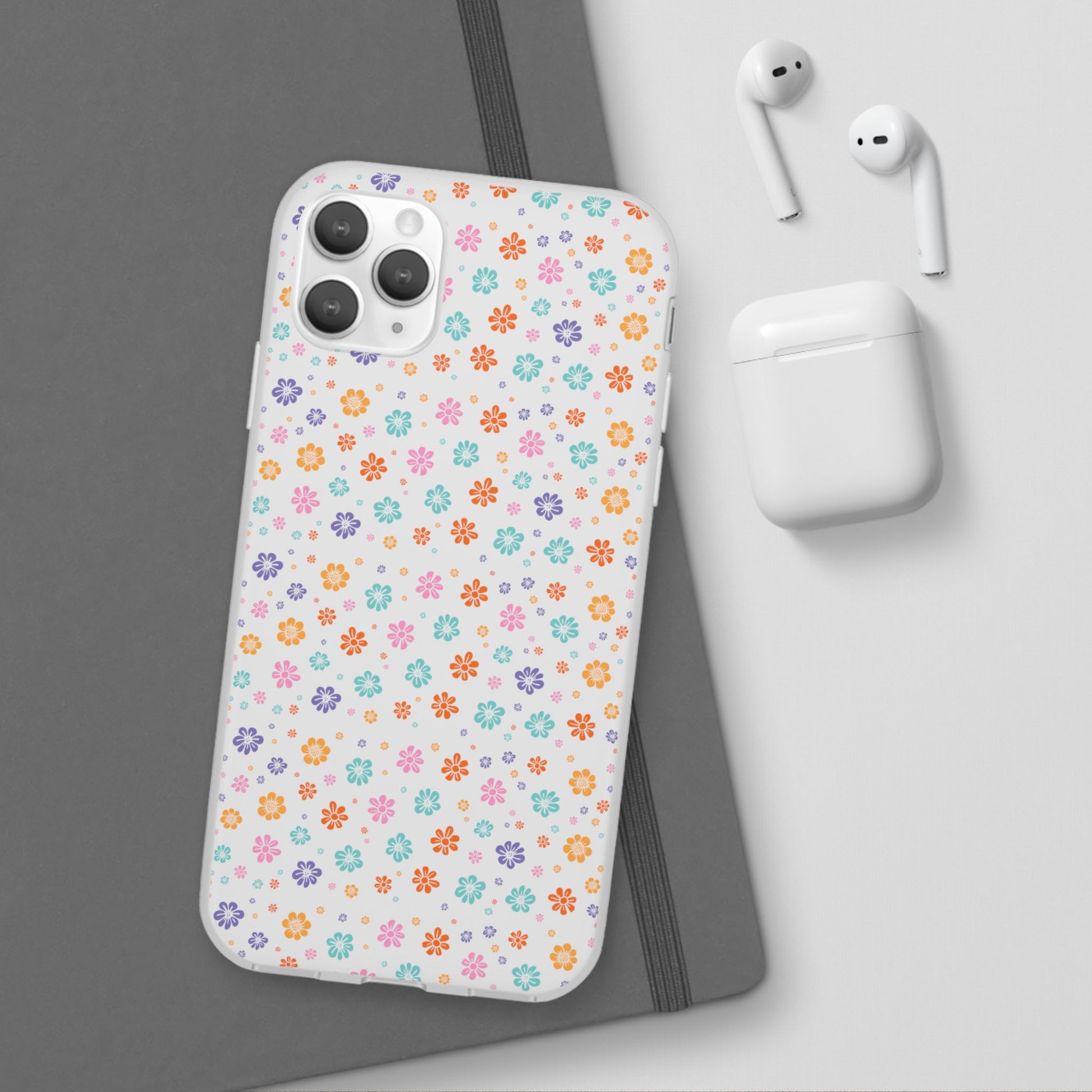 Colorful Spring Floral Flexi Case - Stylish Phone Protection - iPhone Samsung with Gift Packaging - MahaCase