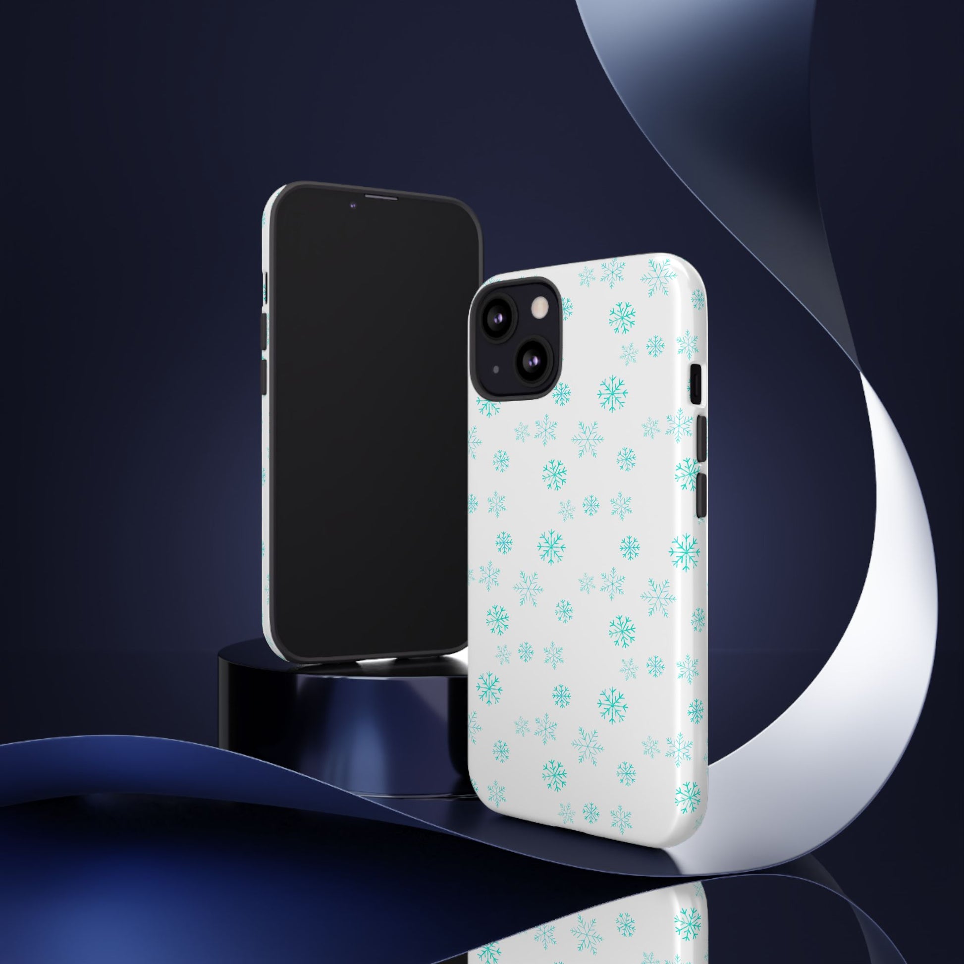 Snowy Blue #12 - Tough Cases iPhone Samsung Google Pixel - MahaCase