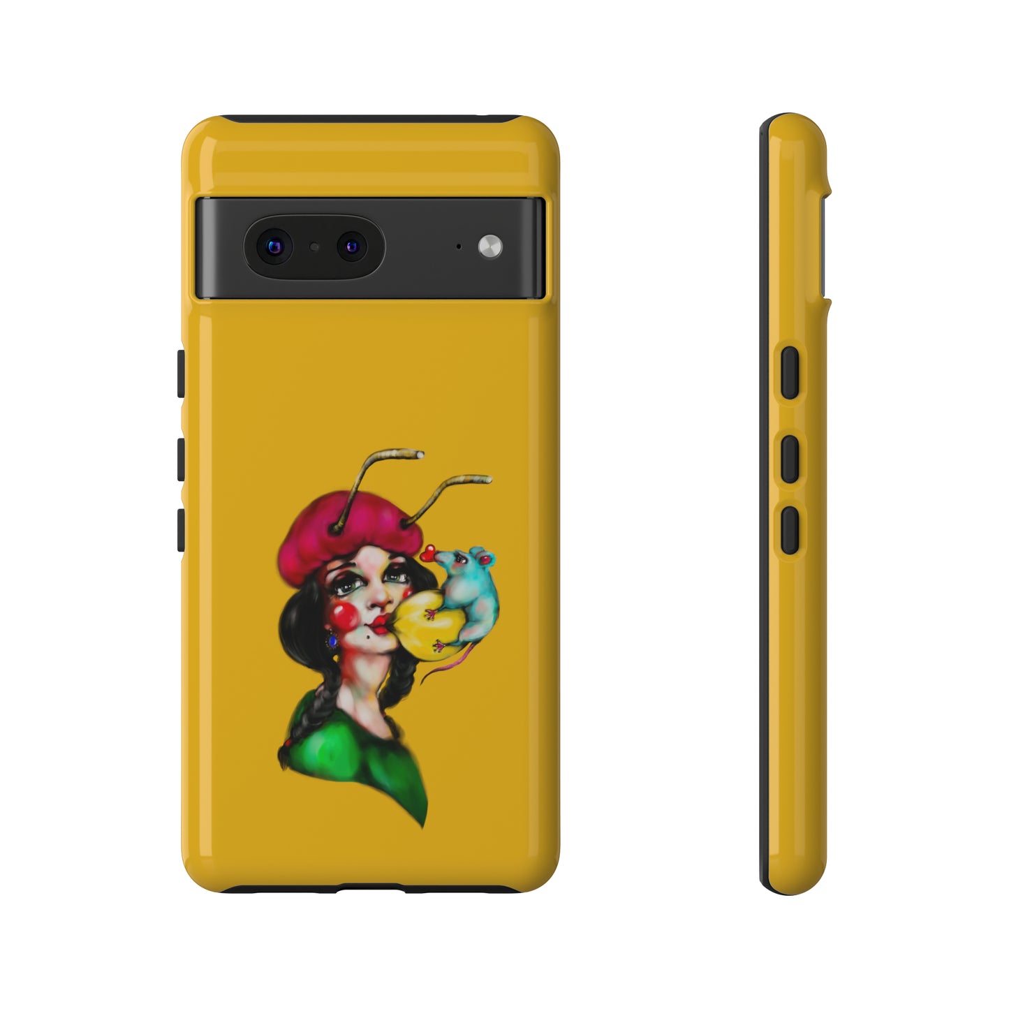Design #211 Yellow BKG-Tough Cases