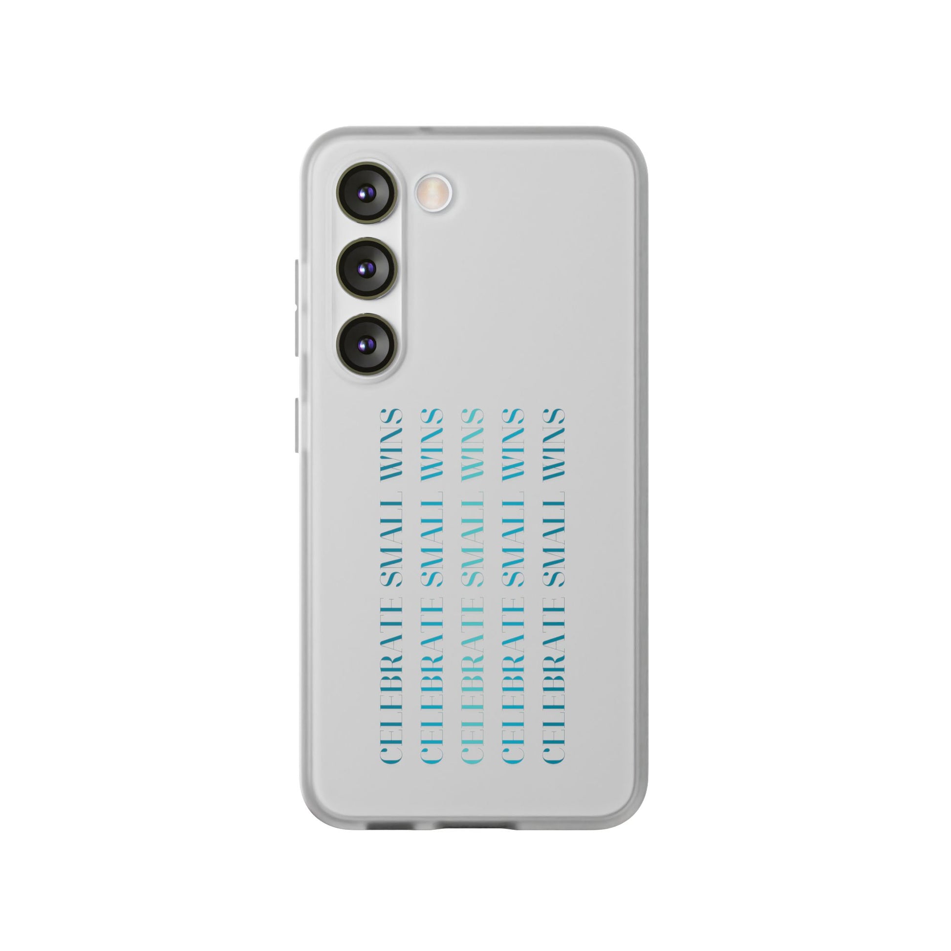 Celebrate Small Wins #22 Flexi Cases iPhone Samsung Gift Packaging - MahaCase