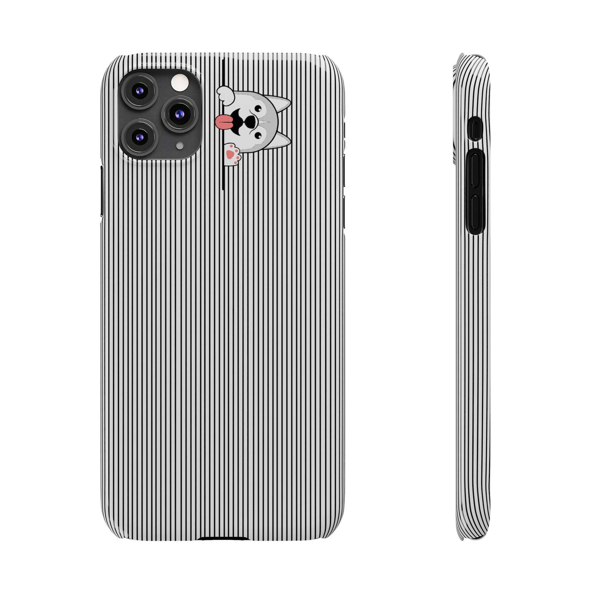 Cute Husky-Slim iPhone Cases - MahaCase