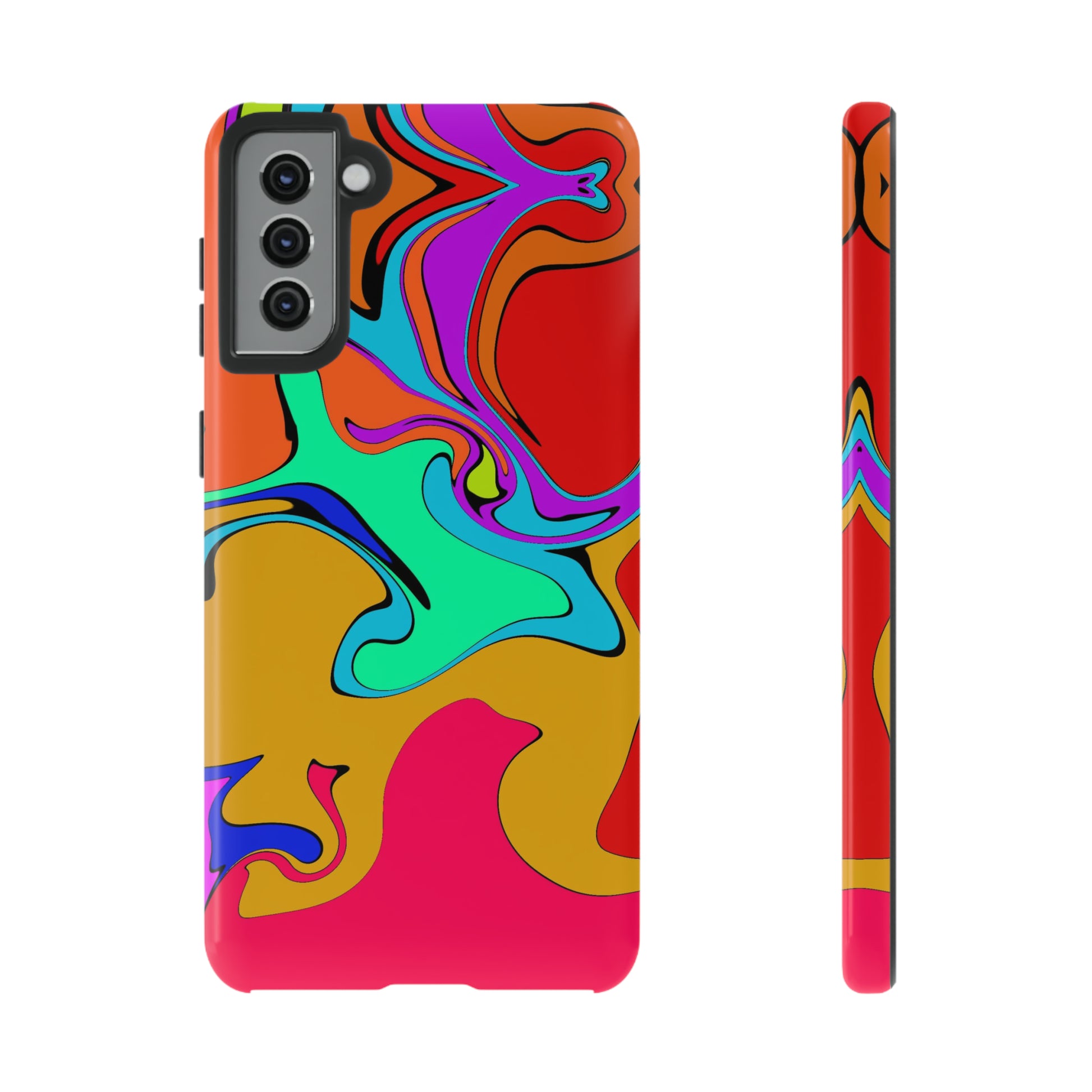 Color Swirl #22-Tough Cases - MahaCase