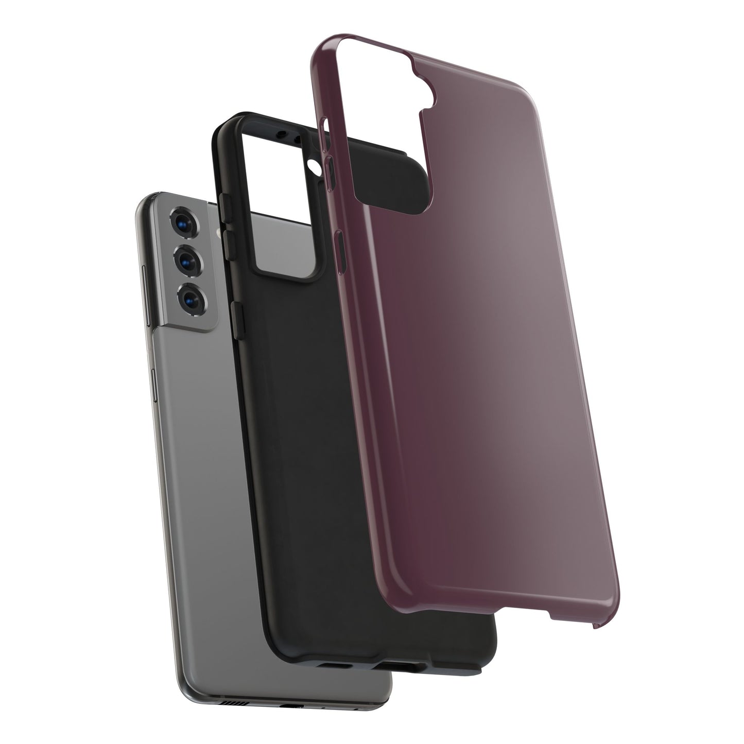 Old Mauve Solid Color Tough Phone Cases - iPhone and Samsung - Fall Color