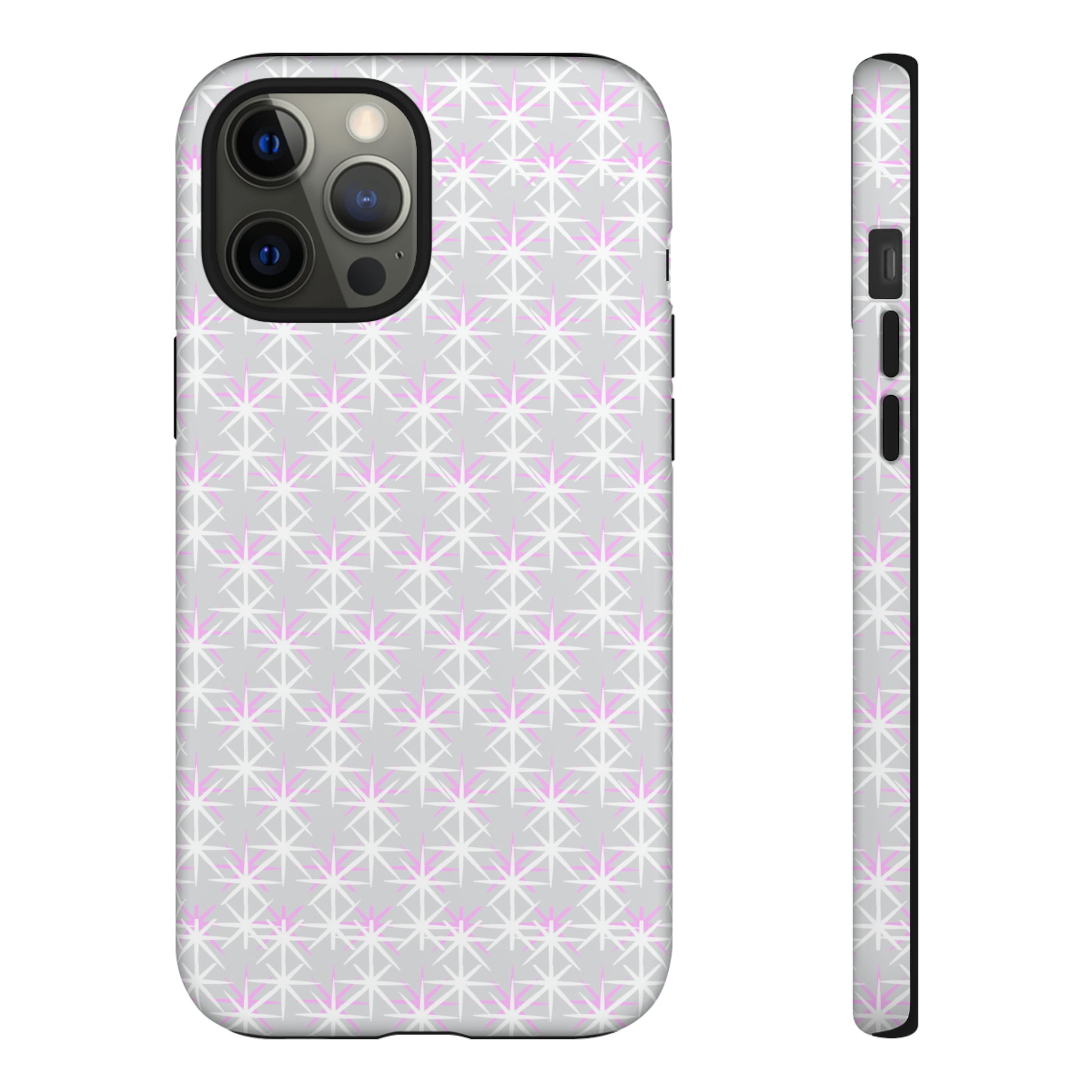 Grey Skies, Pink Stars-Tough Cases - MahaCase