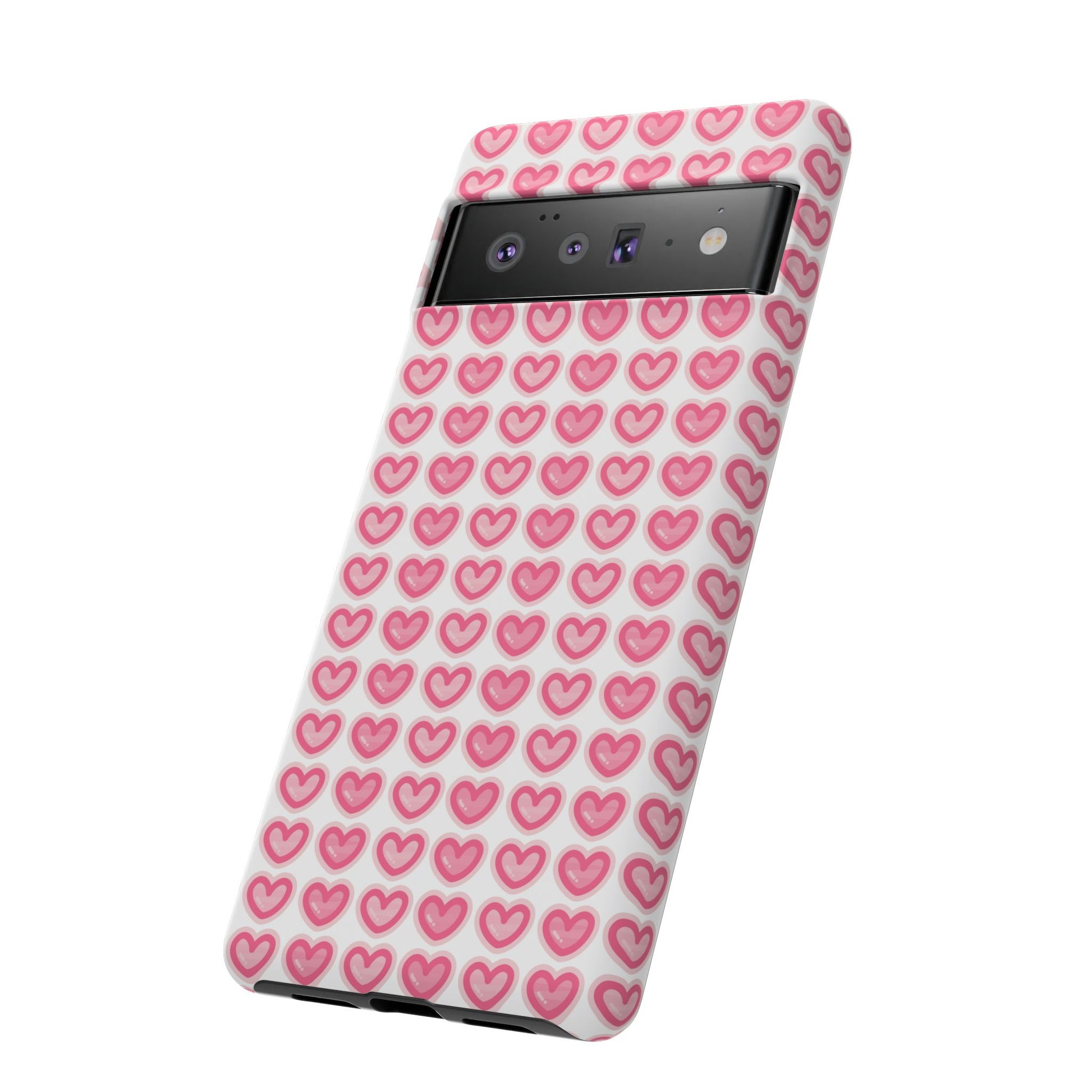 Hearts Pattern - Tough Cases iPhone Samsung Google Pixel - MahaCase