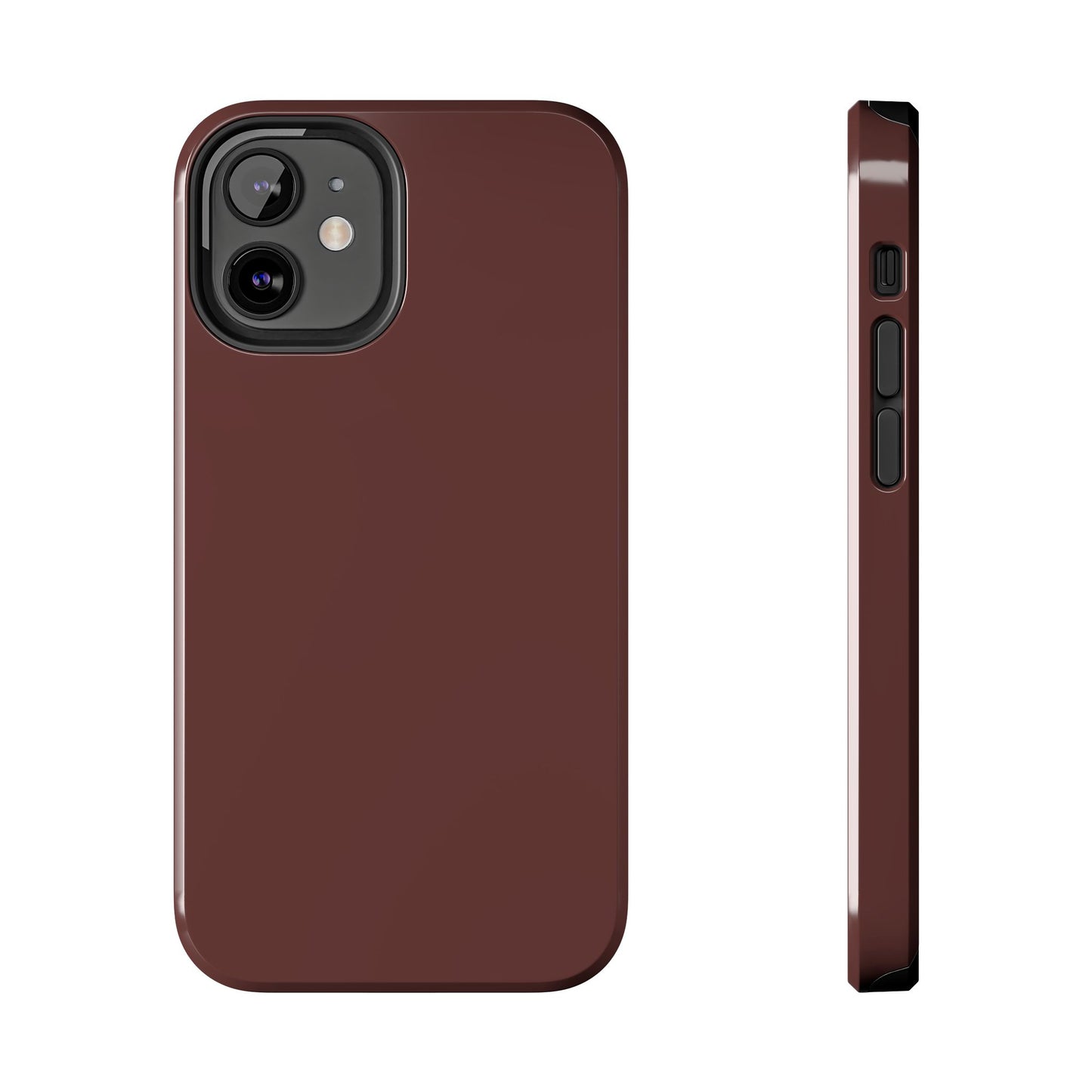 Phone Case - Garnet Color Fall 2025 Trending Color, Sturdy Phone Cases, Durable Cell Phone Covers, Trendy Gadget Protection, Unique Phone Accessories- iPhone, Samsung