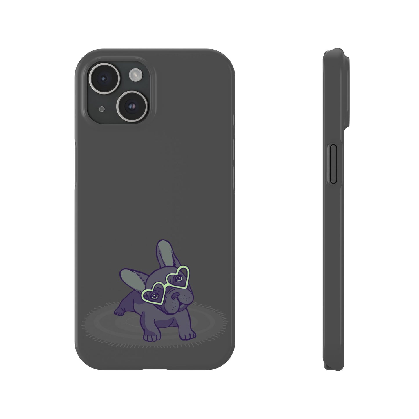 Bulldog Puppy Slim iPhone Cases - MahaCase