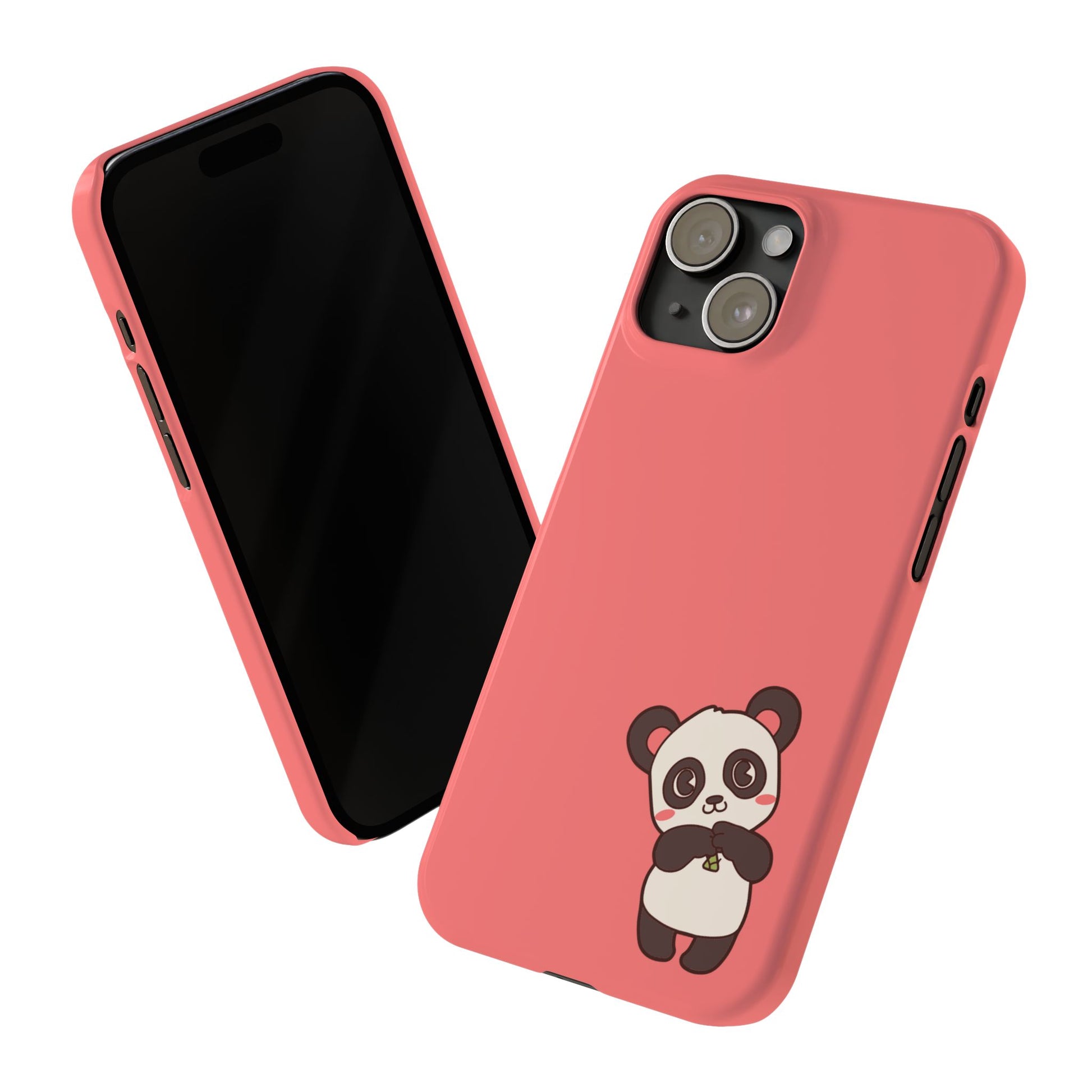 Cute Panda #36-Slim iPhone Cases - MahaCase