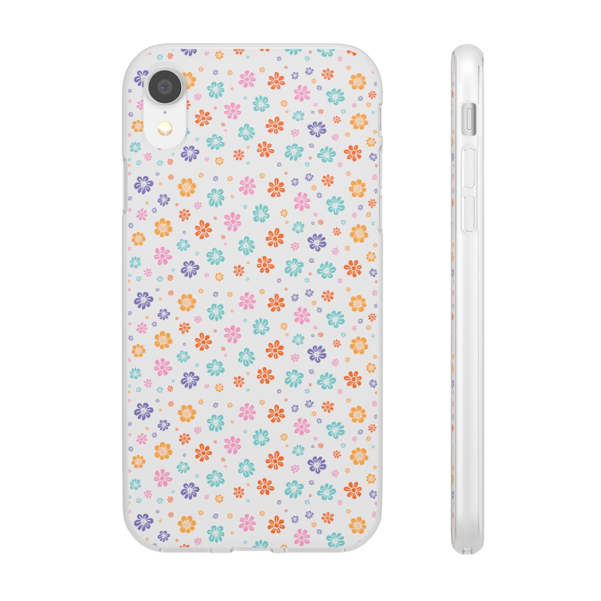Colorful Spring Floral Flexi Case - Stylish Phone Protection - iPhone Samsung with Gift Packaging - MahaCase