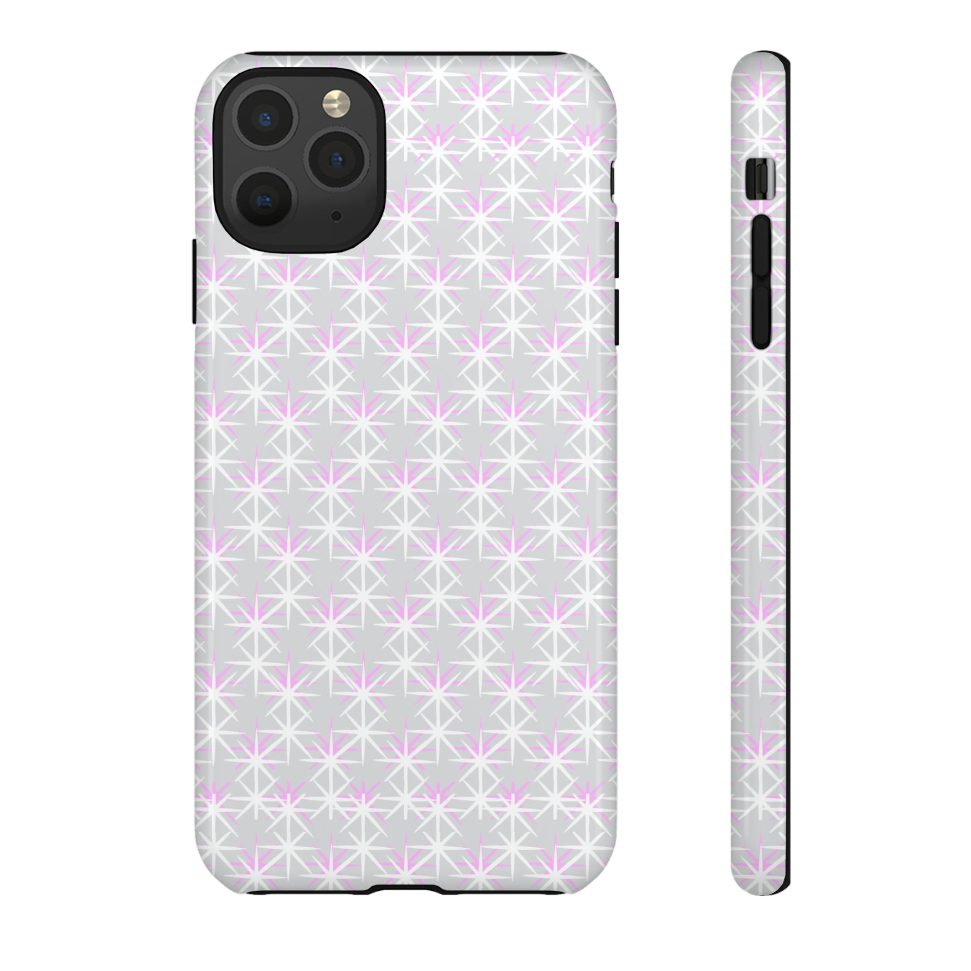 Grey Skies, Pink Stars-Tough Cases - MahaCase