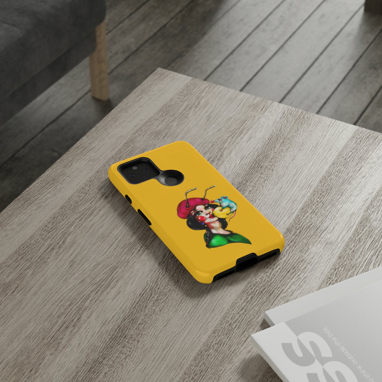 Design #211 Yellow BKG-Tough Cases