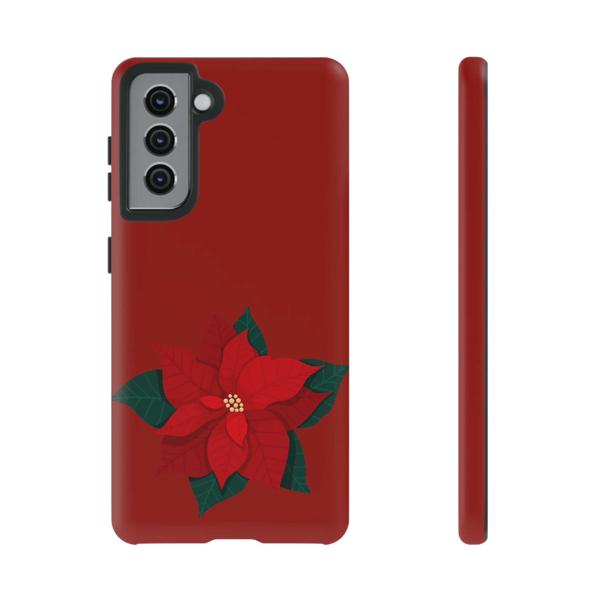 Poinsettia Charm #12-Tough Cases - MahaCase
