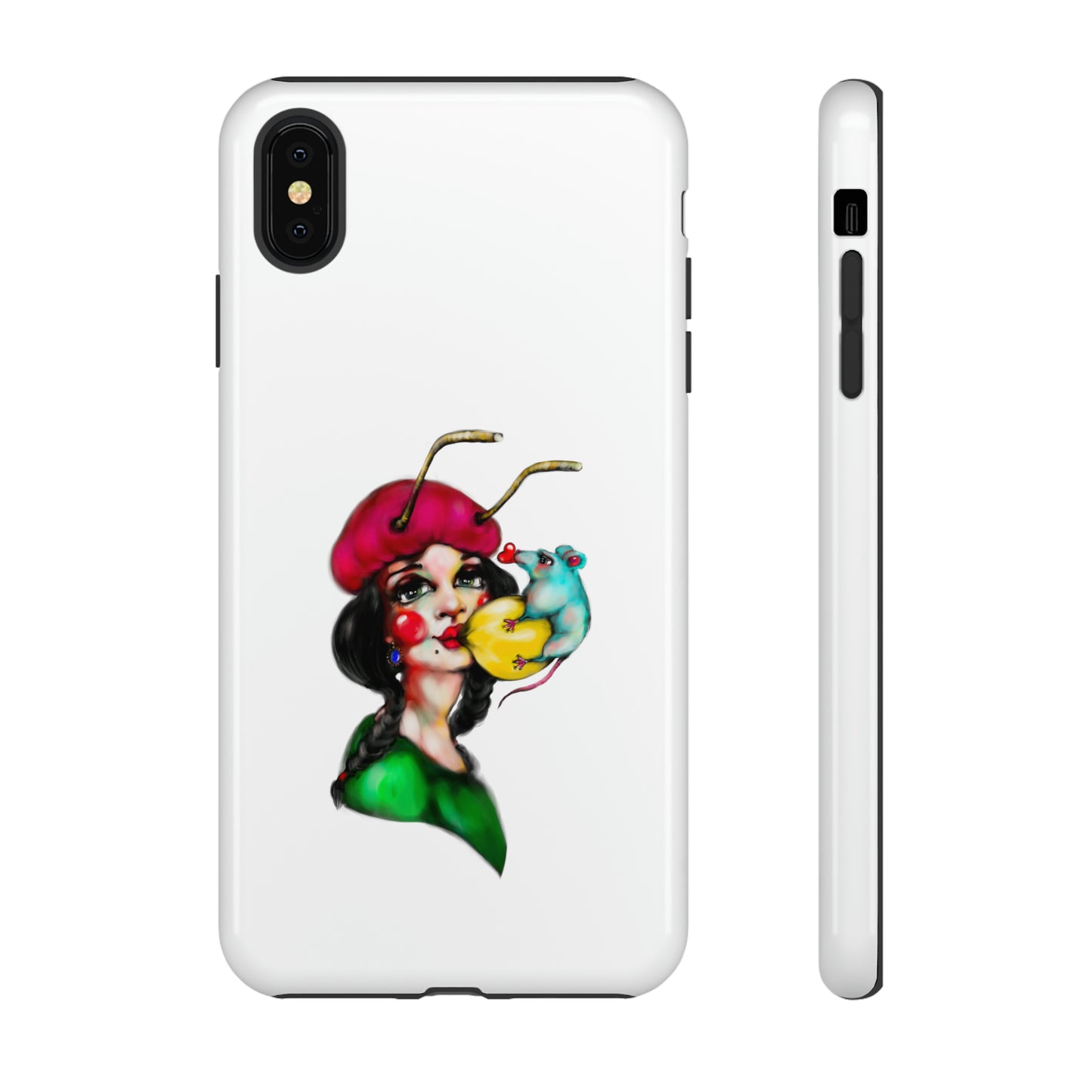Design #211 White BKG-Tough Cases - MahaCase