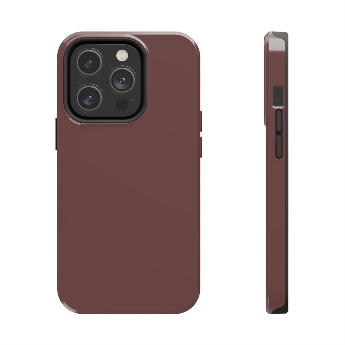Phone Case - Garnet Color Fall 2025 Trending Color, Sturdy Phone Cases, Durable Cell Phone Covers, Trendy Gadget Protection, Unique Phone Accessories- iPhone, Samsung