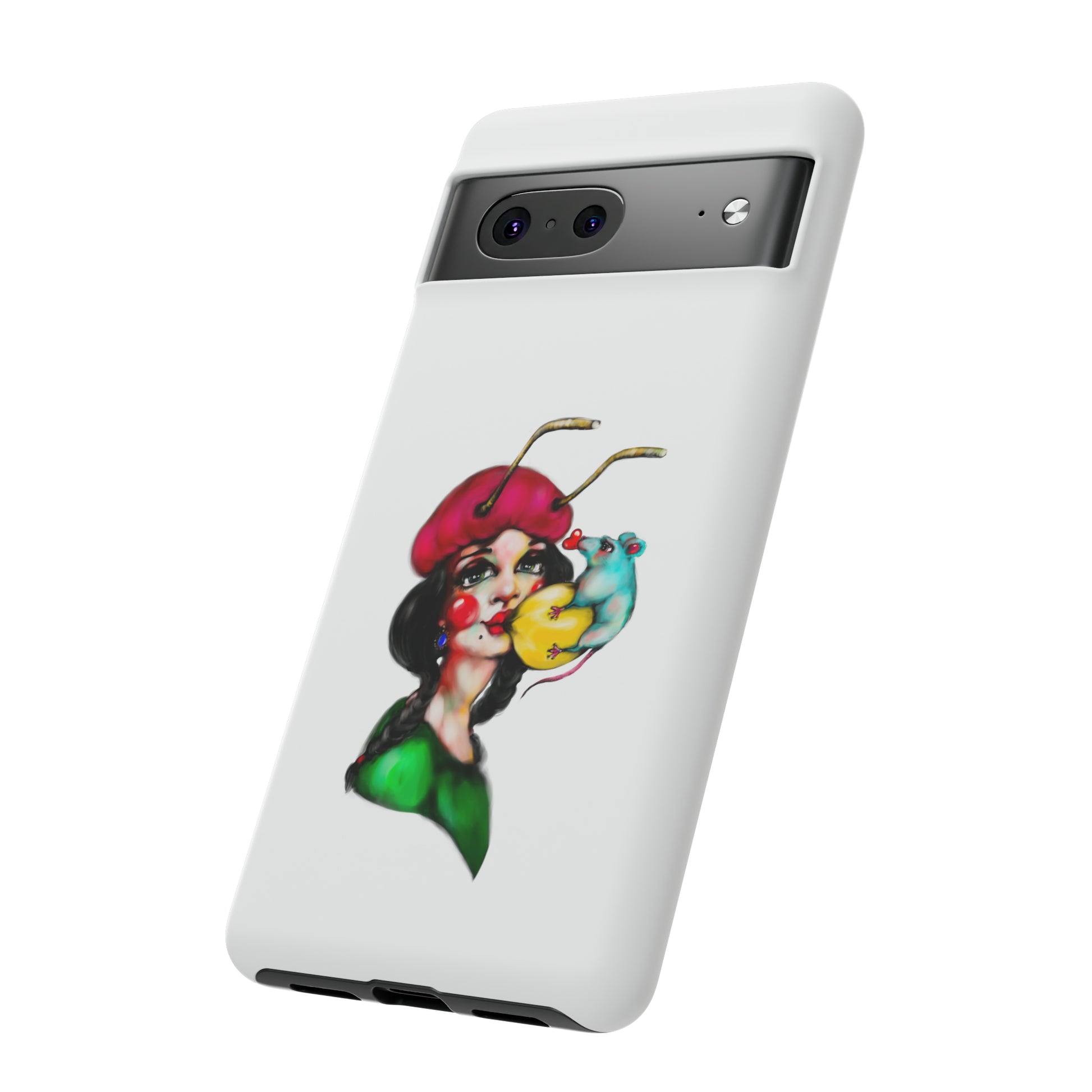 Design #211 White BKG-Tough Cases - MahaCase