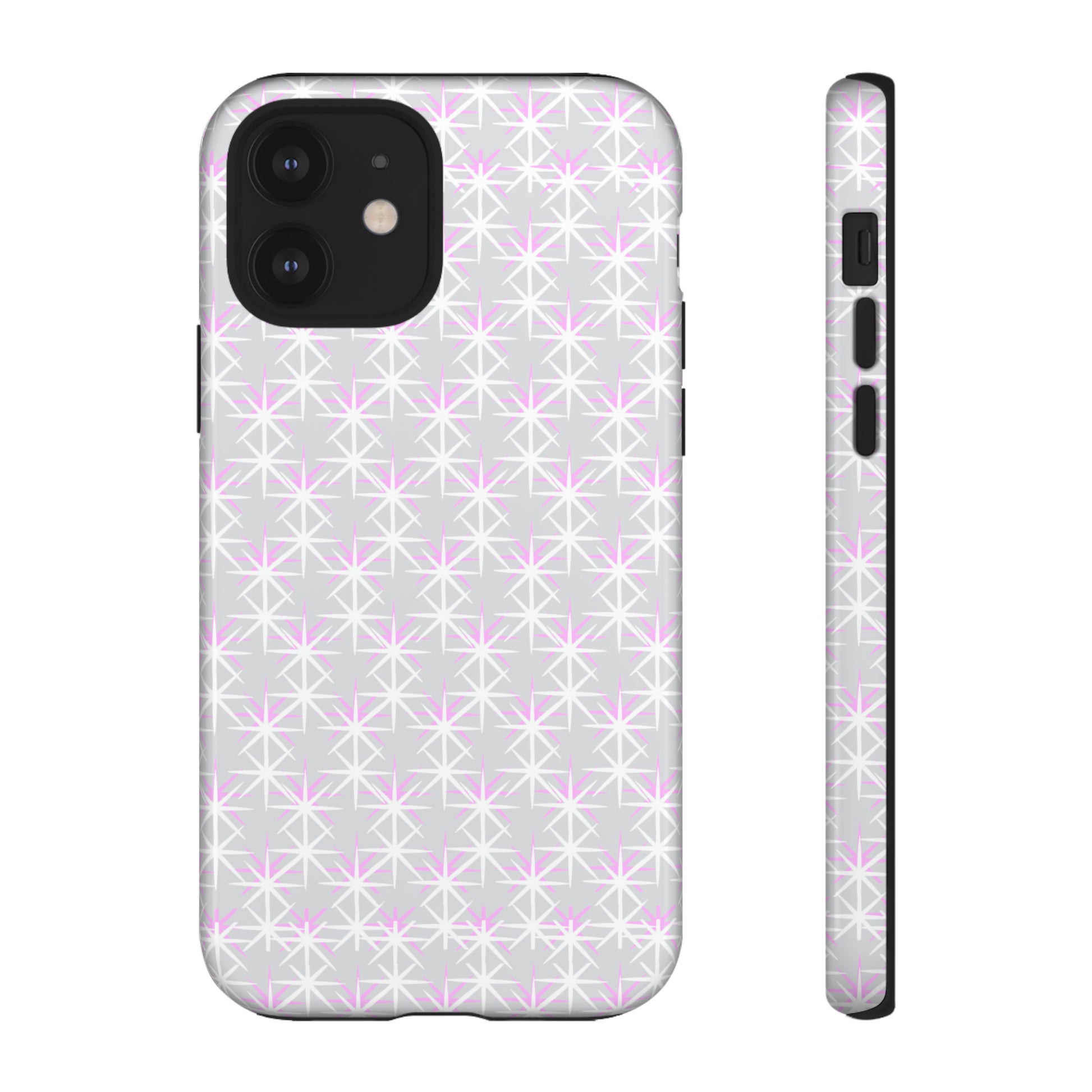 Grey Skies, Pink Stars-Tough Cases - MahaCase