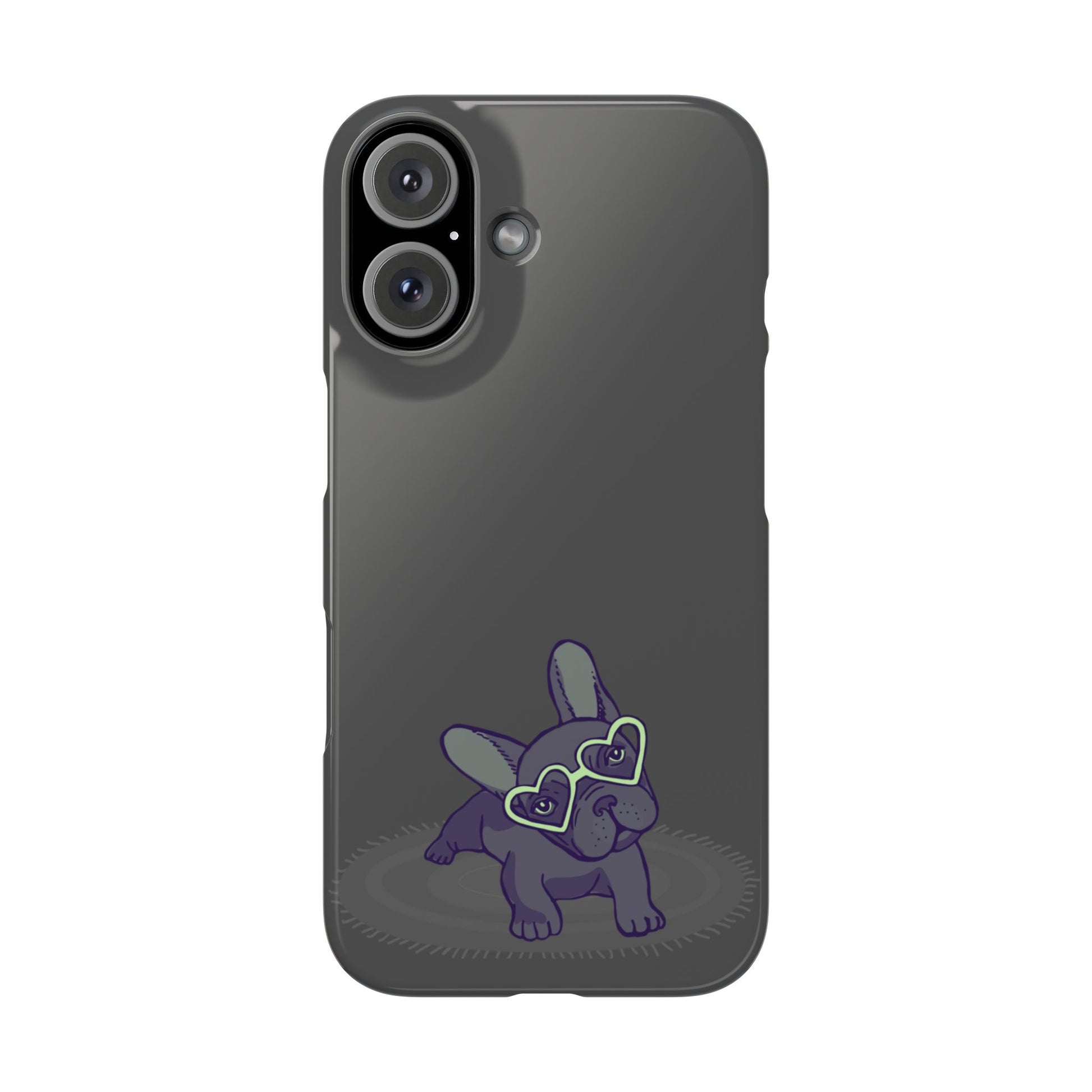 Bulldog Puppy Slim iPhone Cases - MahaCase