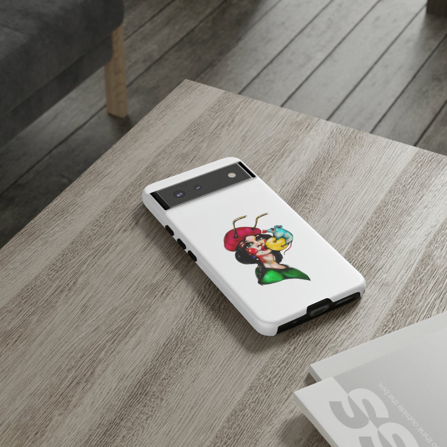 Design #211 White BKG-Tough Cases - MahaCase