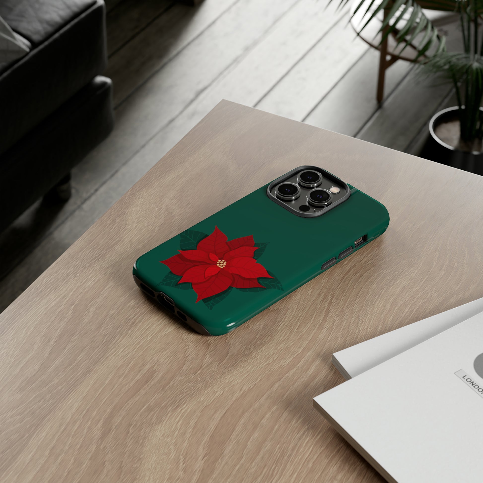 Poinsettia Charm #10-Tough Cases - MahaCase